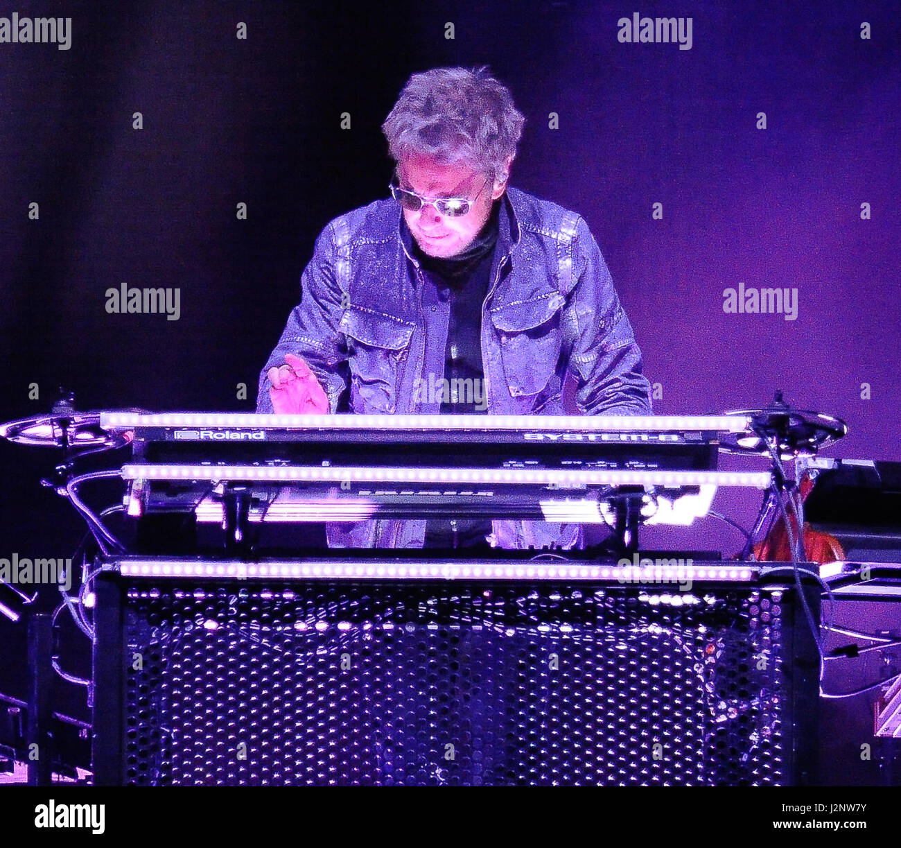 Jean michel jarre concert during hi-res stock photography and images - Alamy