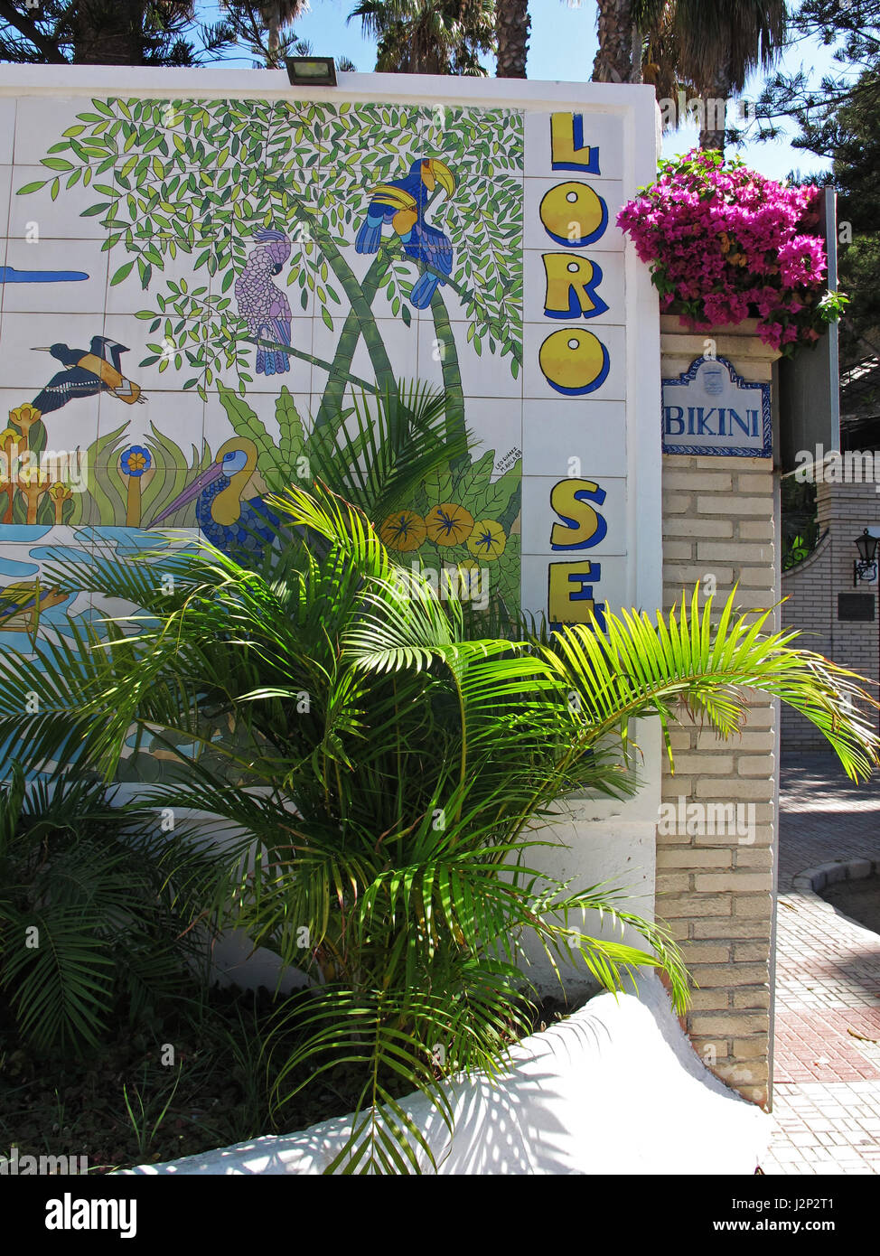 Loro Sexi Bird Park Almunecar Grenada Province Andalousia Costa Stock Photo Alamy