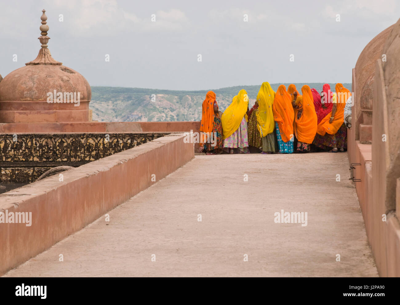 Indian palace roof jaipur india hi-res stock photography and images - Alamy