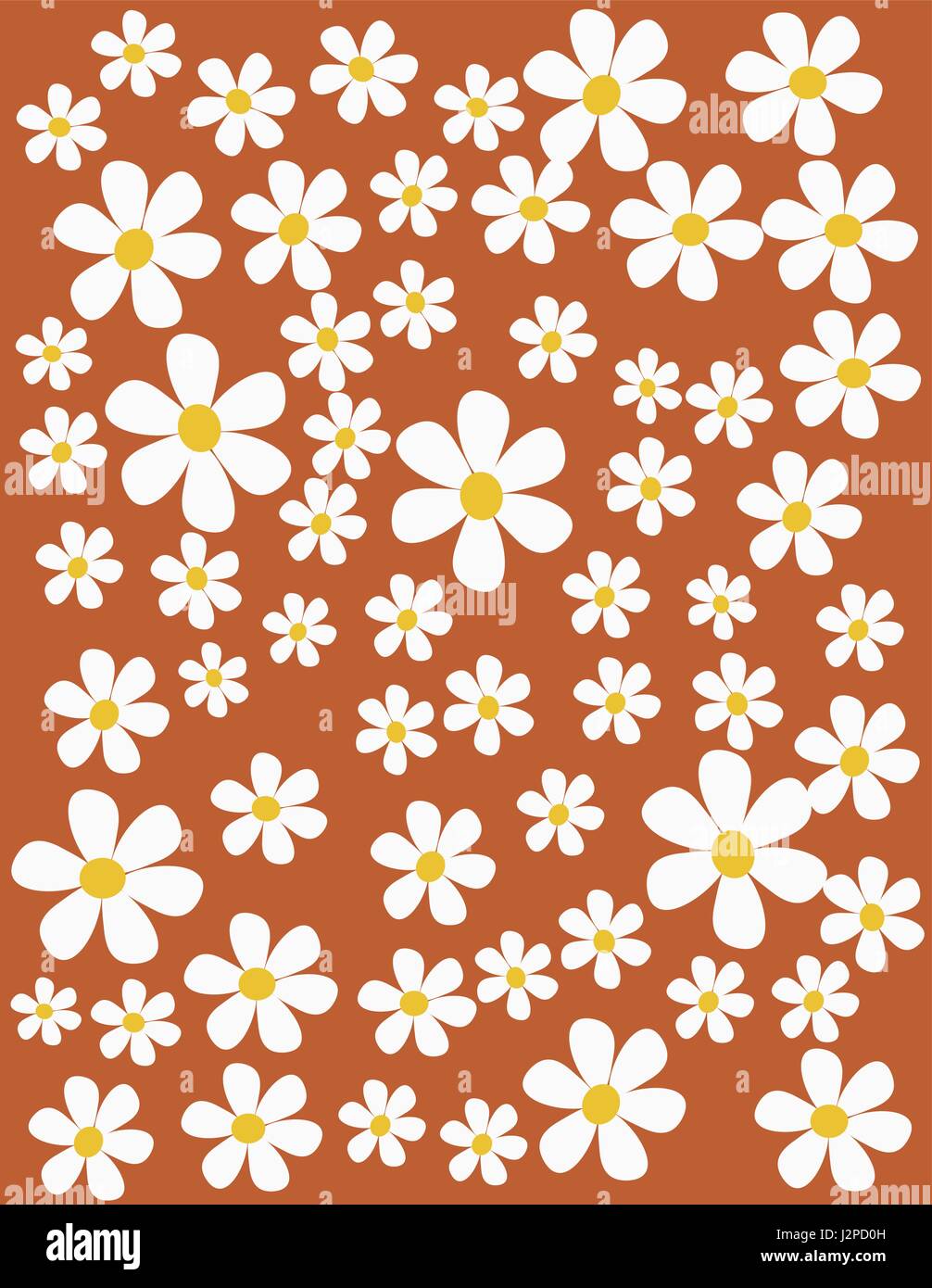 colorful spring flowers vector illustration Stock Vector