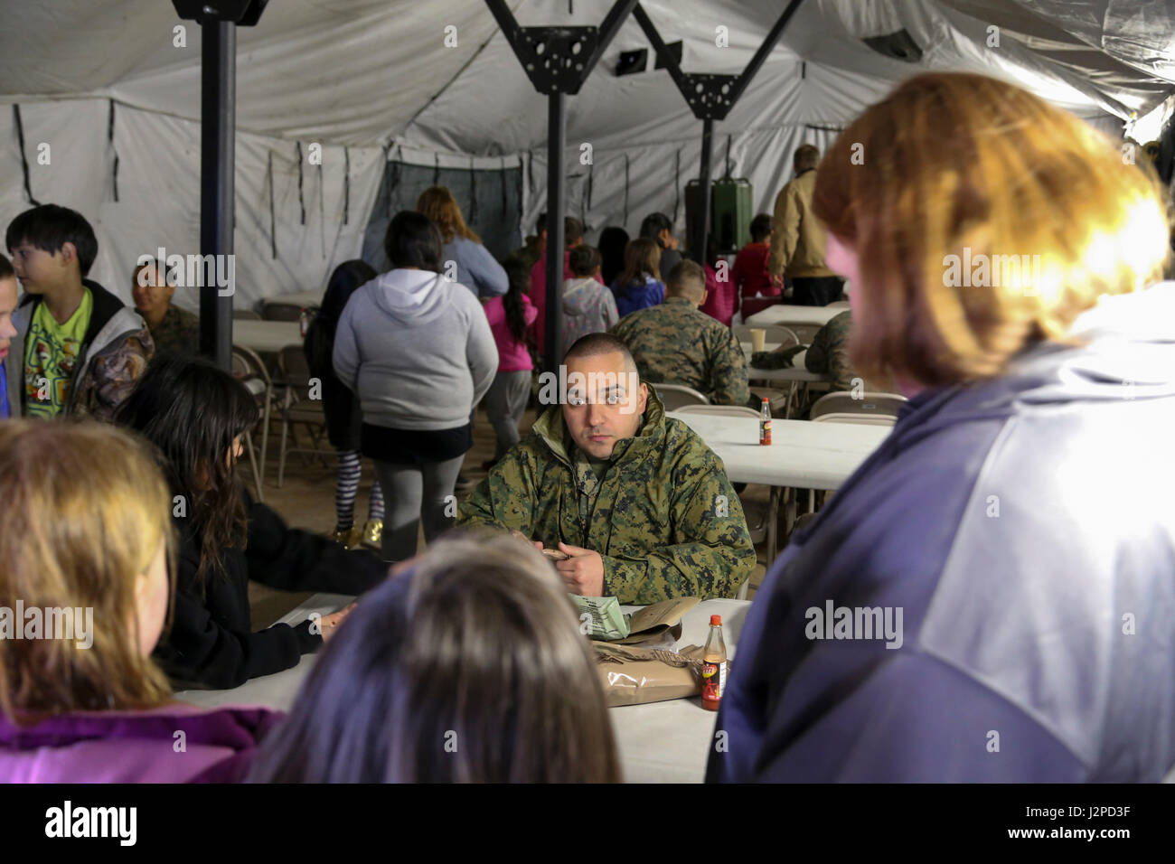 Students from Old Harbor School visit the Innovative Readiness Training