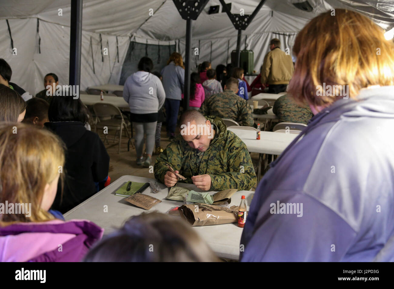 Students from Old Harbor School visit the Innovative Readiness Training