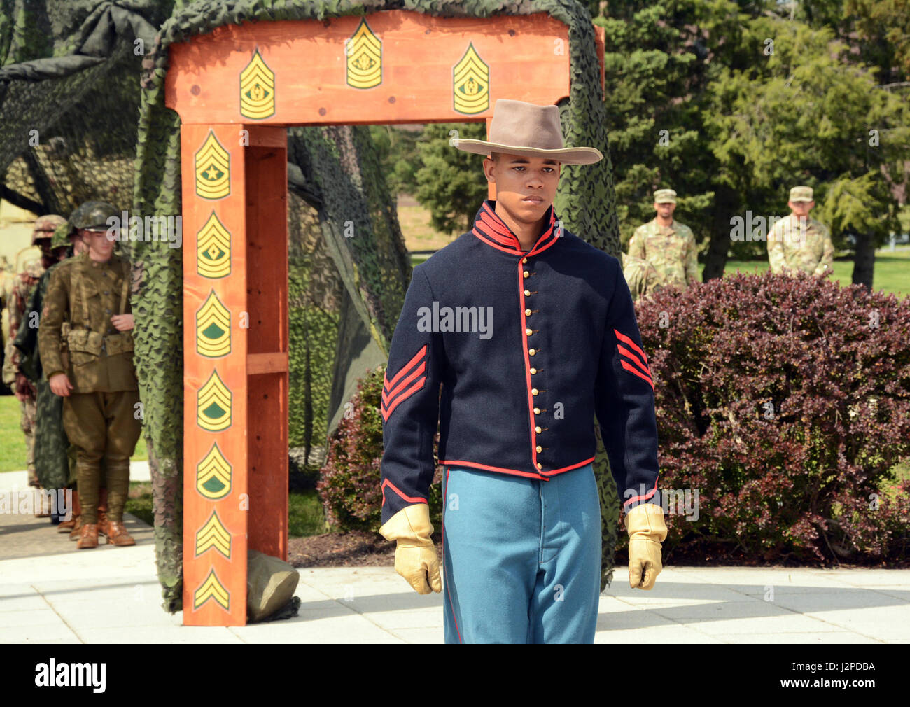 FORT MEADE, Maryland A Soldier participates in the 704th Military