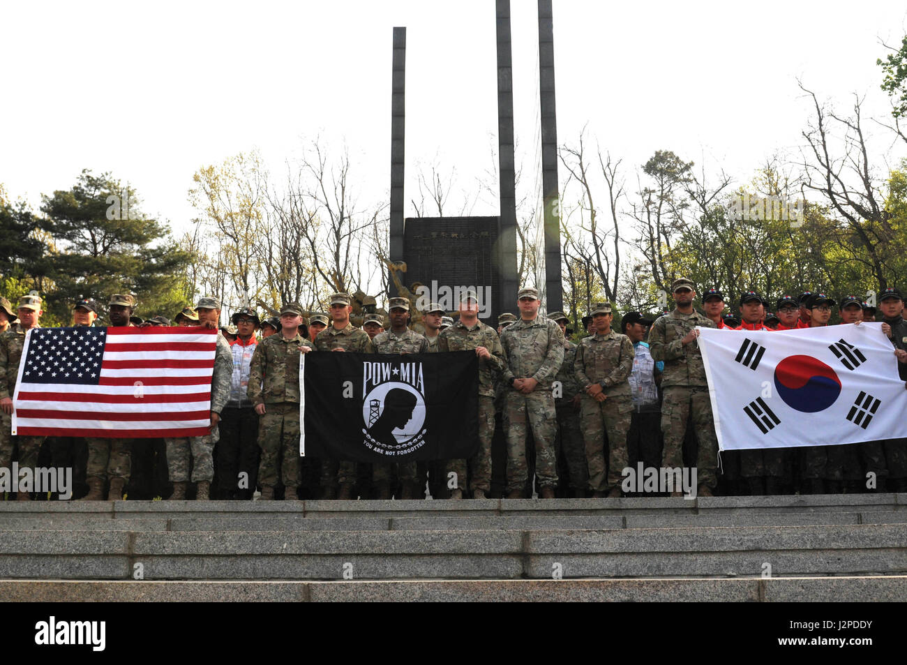 Task Force Smith Kia Remains Recovery Operation High Resolution Stock ...