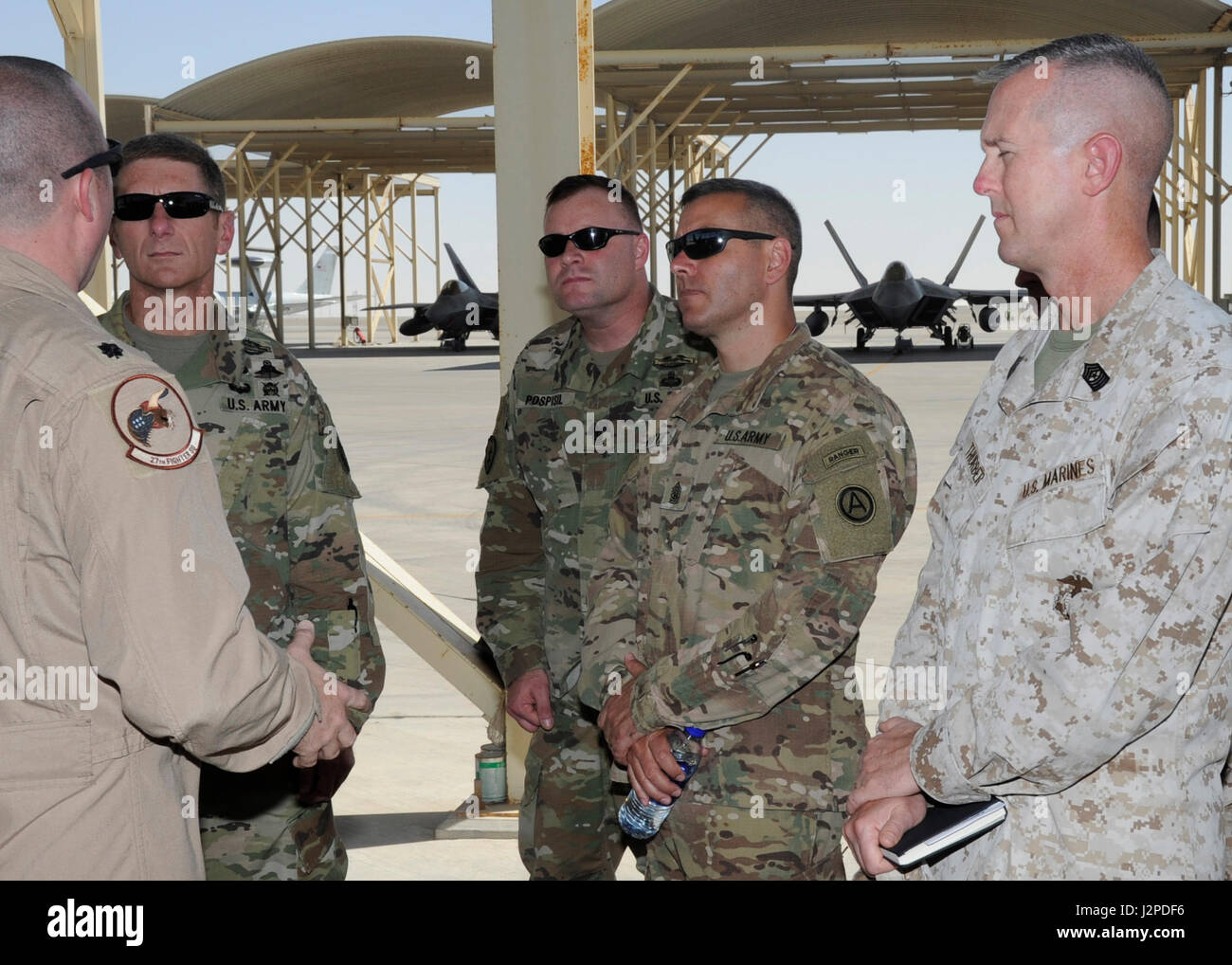 The 27th fighter squadron commander hi-res stock photography and images ...
