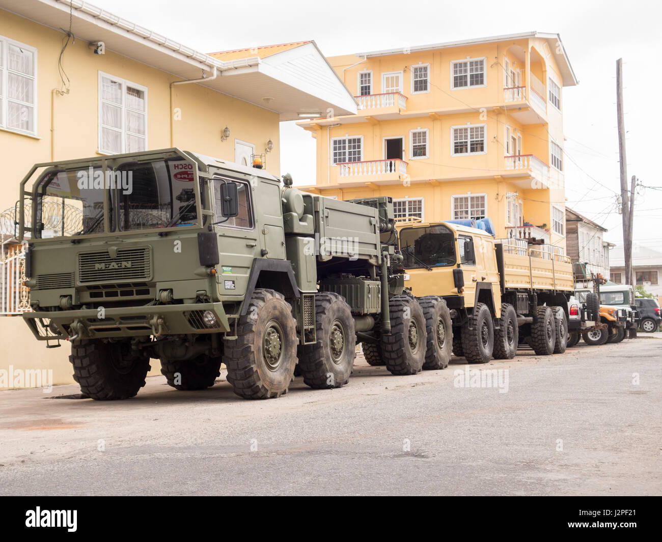 German Army Trucks Stock Photo Alamy