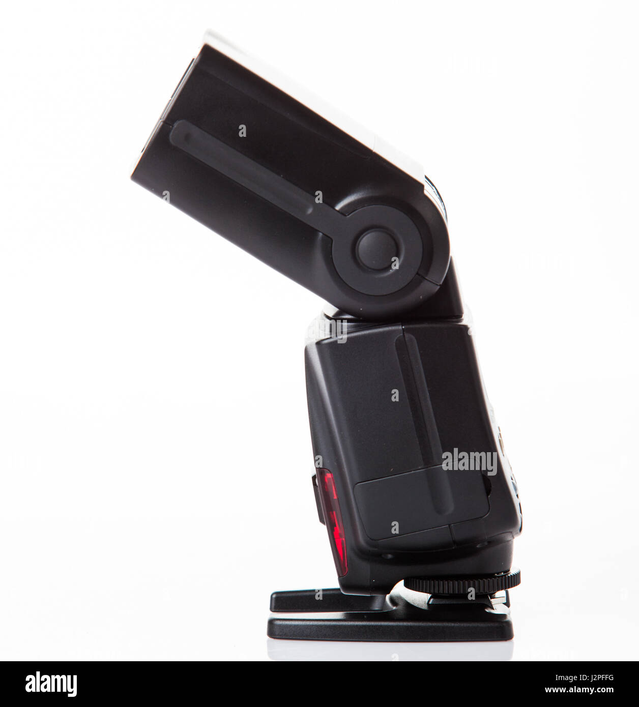 Photo camera flash isolated on white Stock Photo Alamy