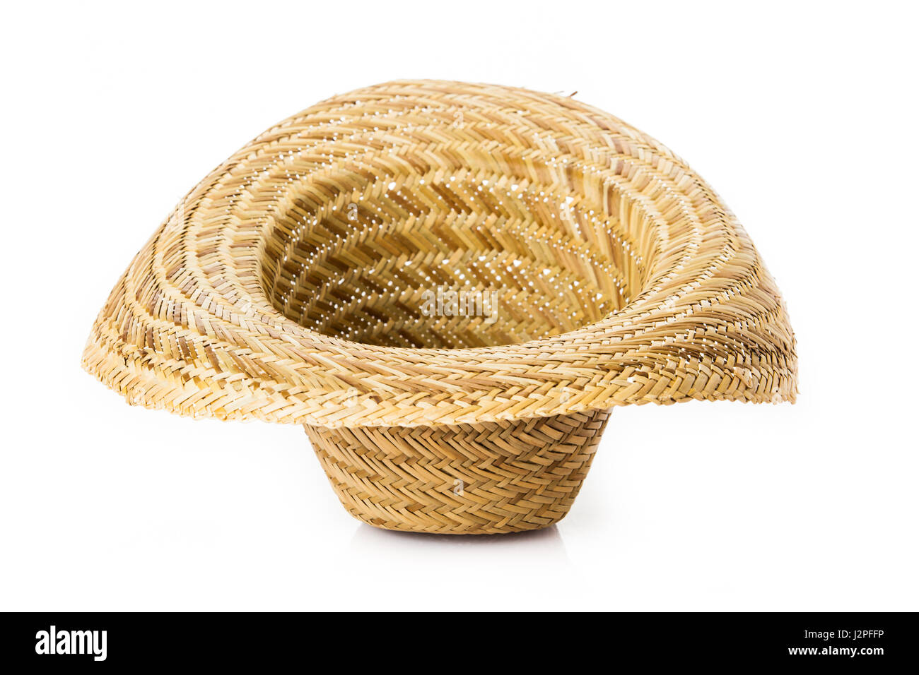 straw hat isolated on a white background Stock Photo - Alamy