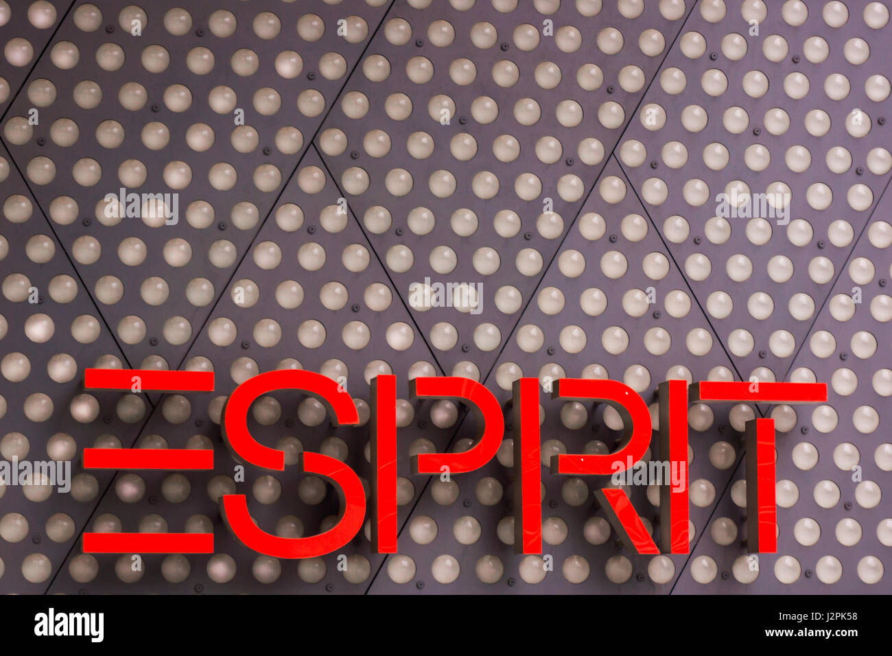 Frankfurt,Germany Oktober 24, 2015 Esprit logo on a facade. Esprit