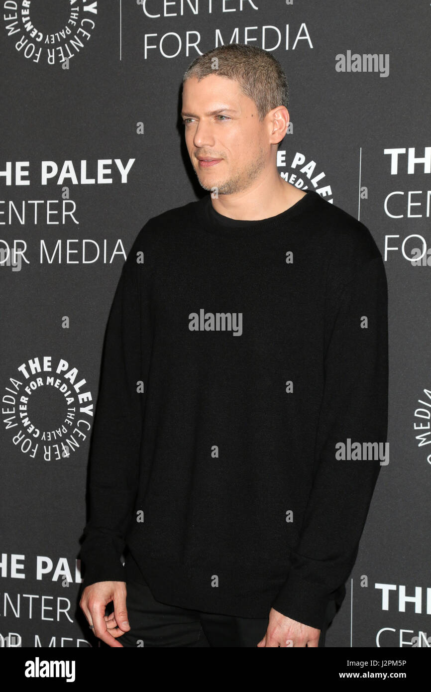 2017 PaleyLive LA Spring Season - 'Prison Break' at the Paley Center for Media - Arrivals  Featuring: Wentworth Miller Where: Beverly Hills, California, United States When: 30 Mar 2017 Credit: Nicky Nelson/WENN.com Stock Photo