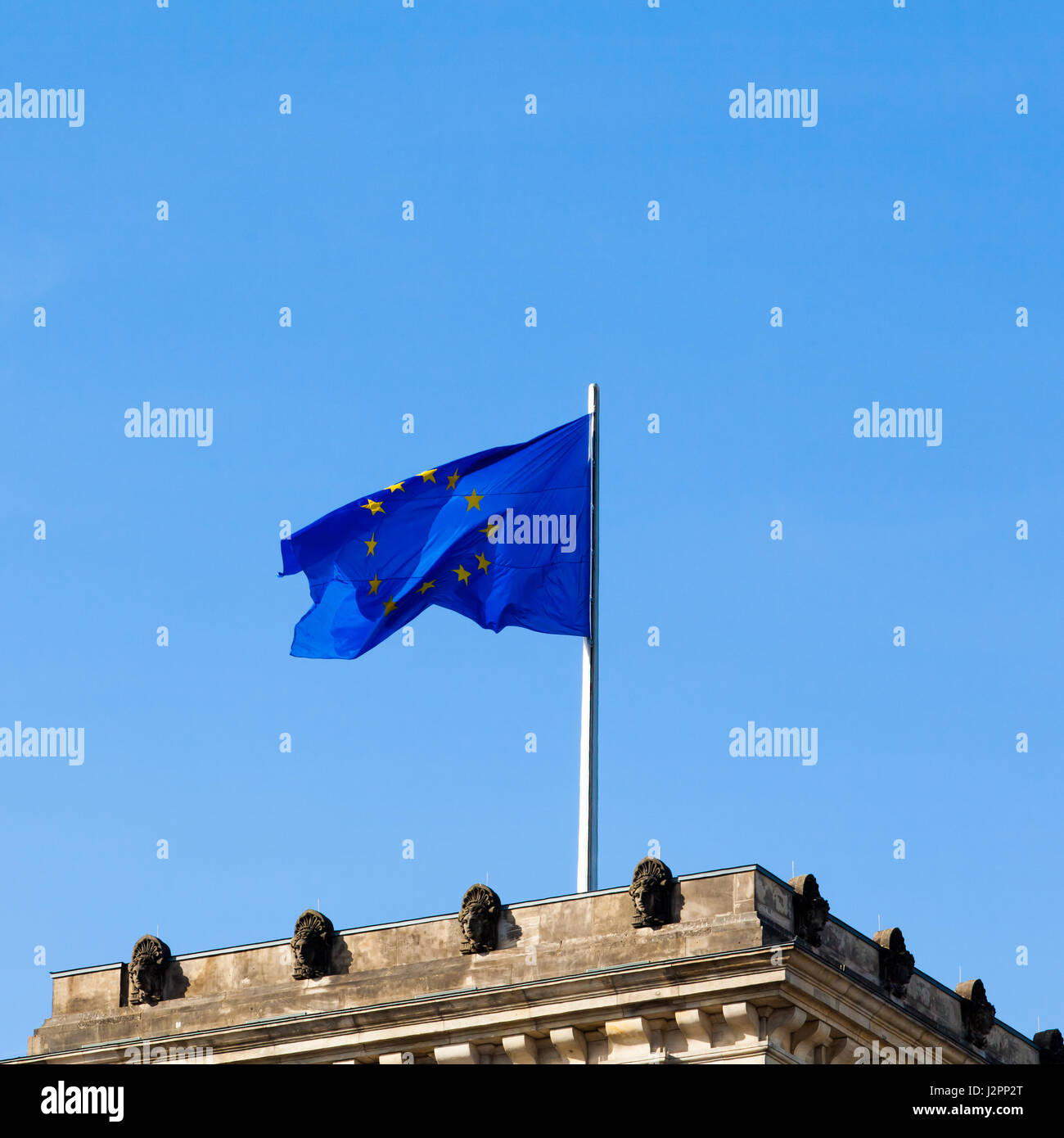Flag of Europe Stock Photo Alamy