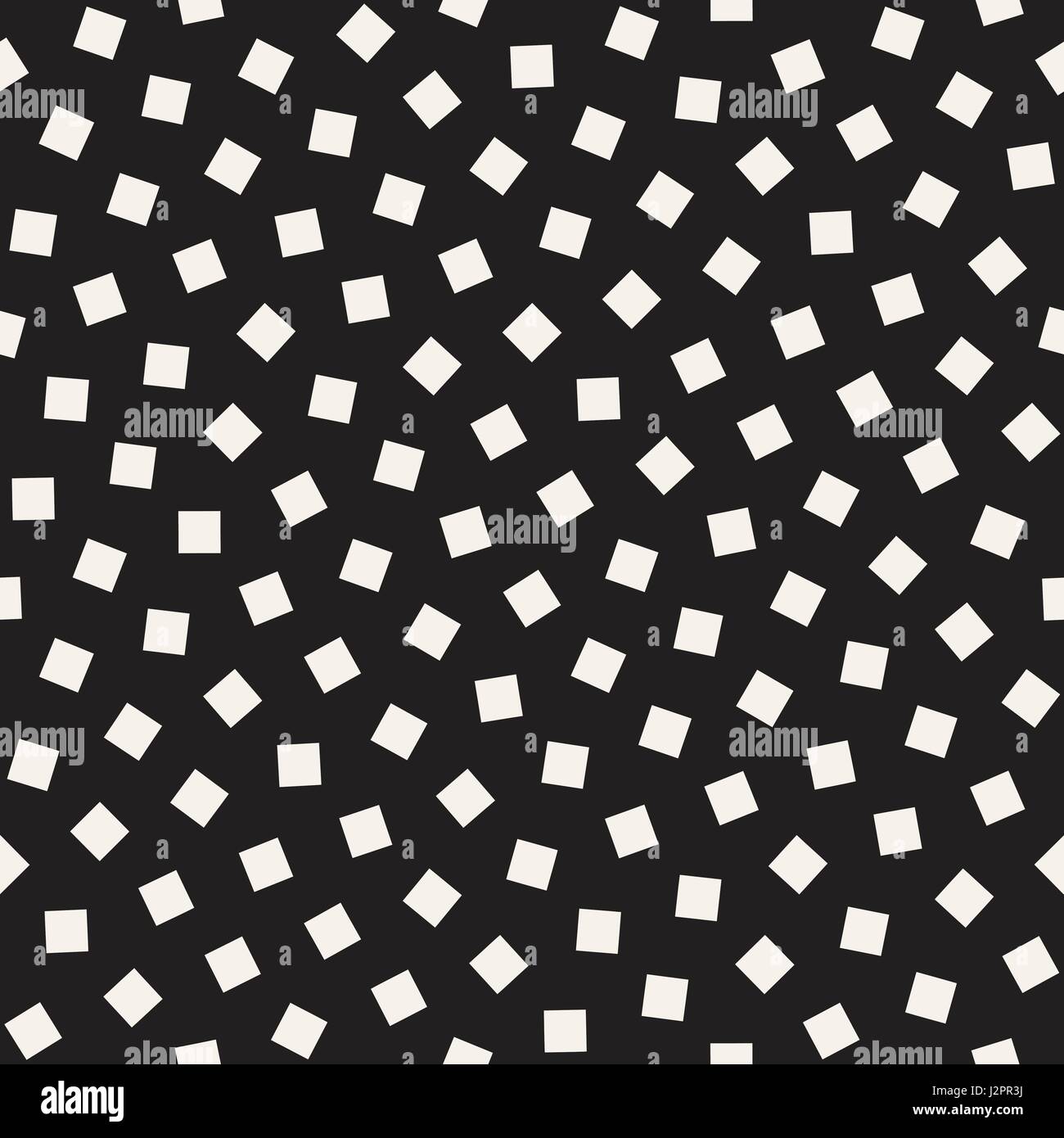 Scatered Pattern Simple Geometric Scattered Shapes. Monochrome Funky Texture. Vector Seamless ...