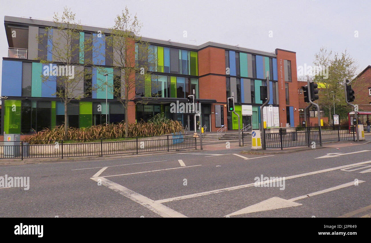 A general view of the road outside the Reginald medical centre on