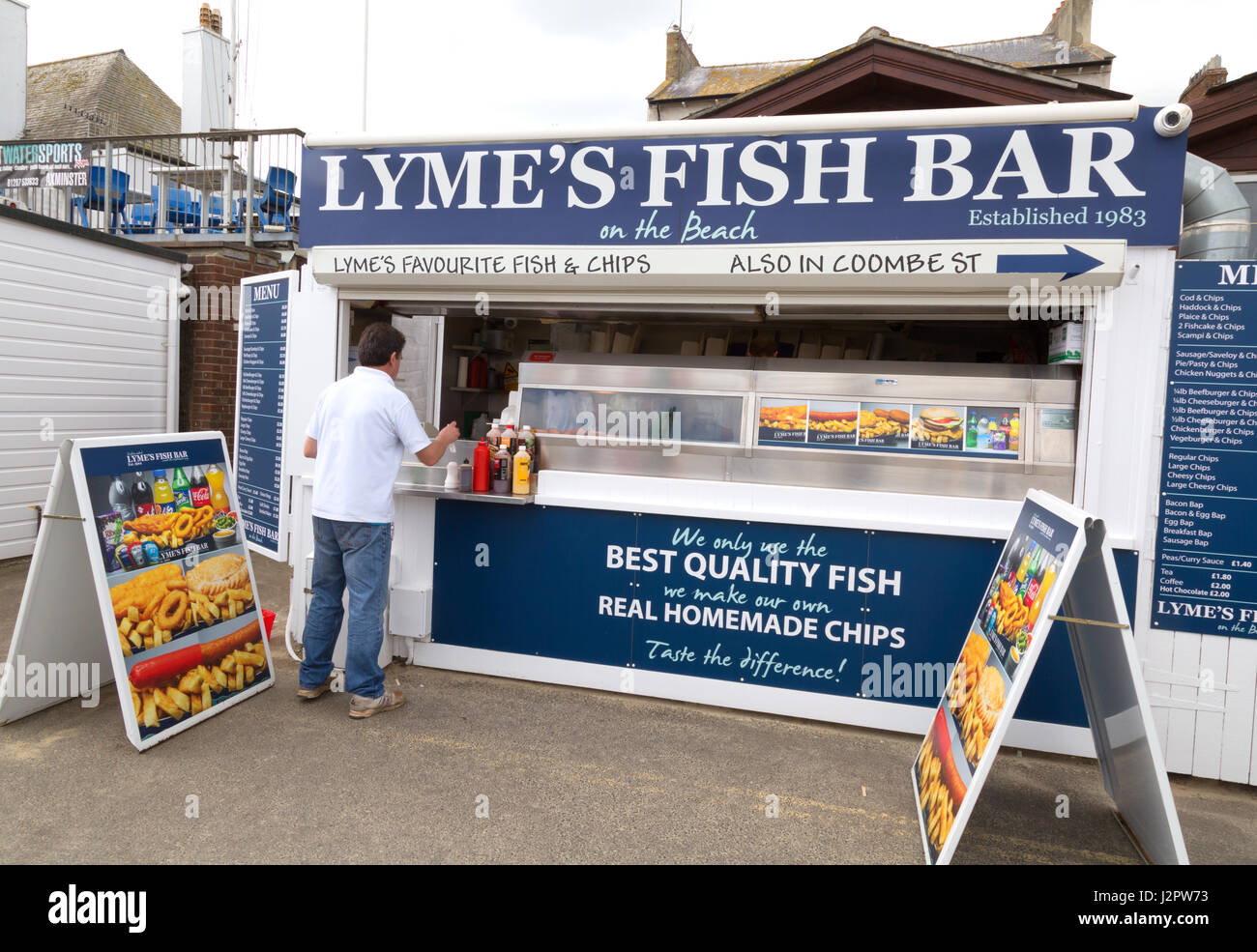 Lyme Regis Fish and Chip shop - Lymes Fish Bar, Lyme Regis