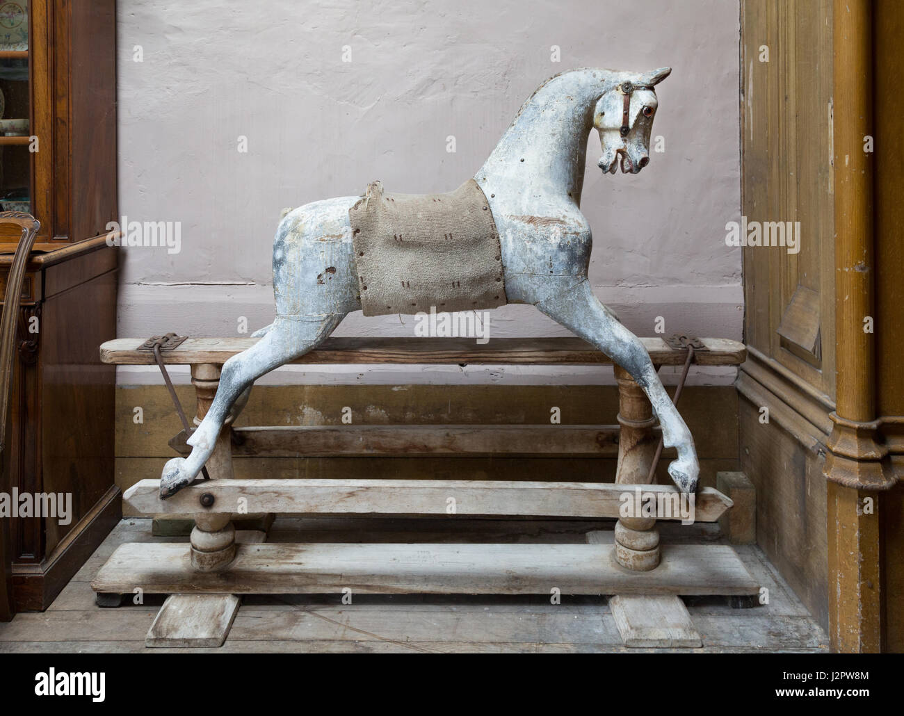 old wooden horse