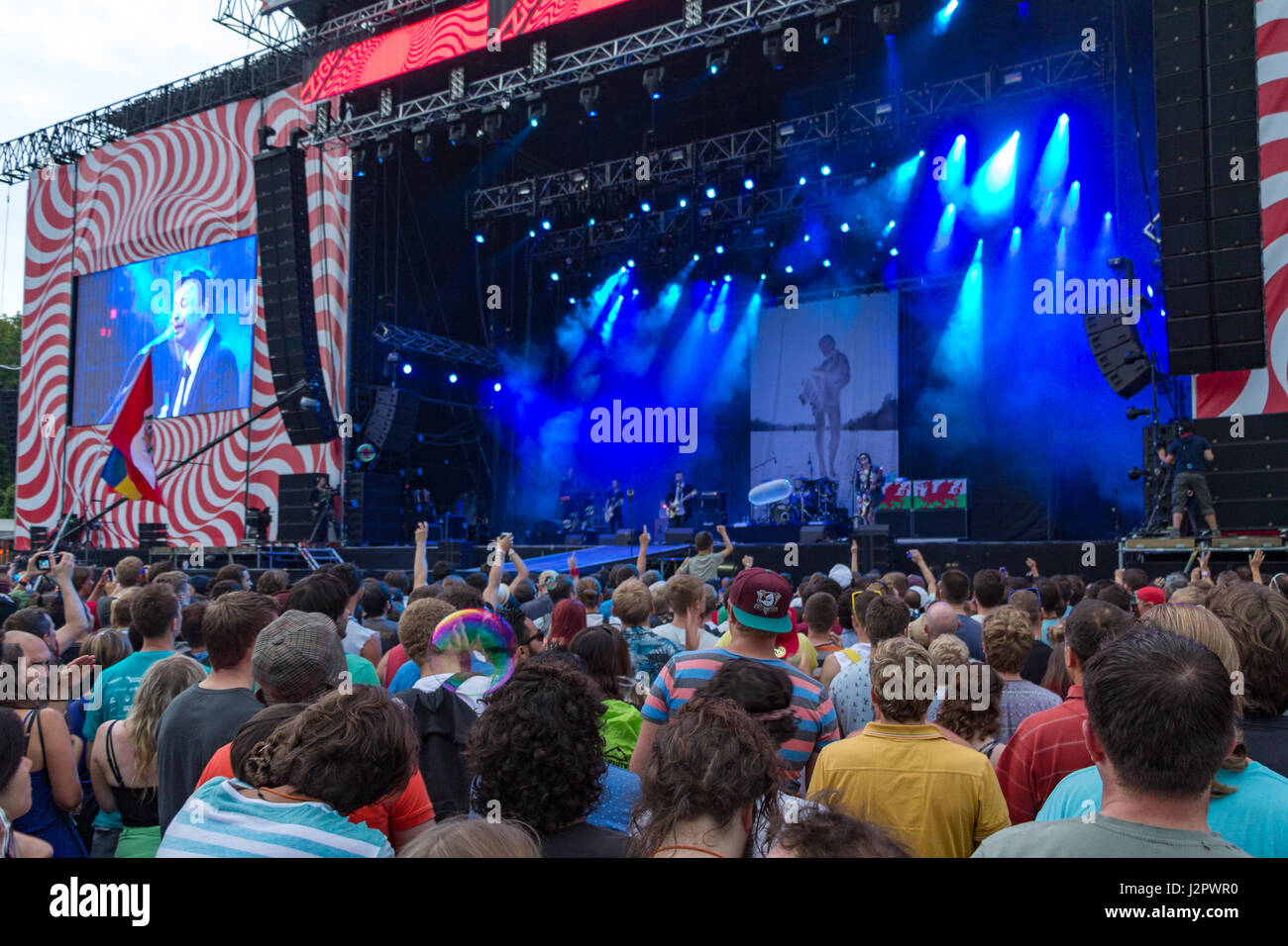 The Manic Street Preachers performing at the Sziget Festival in Budapest,  Hungary Stock Photo - Alamy