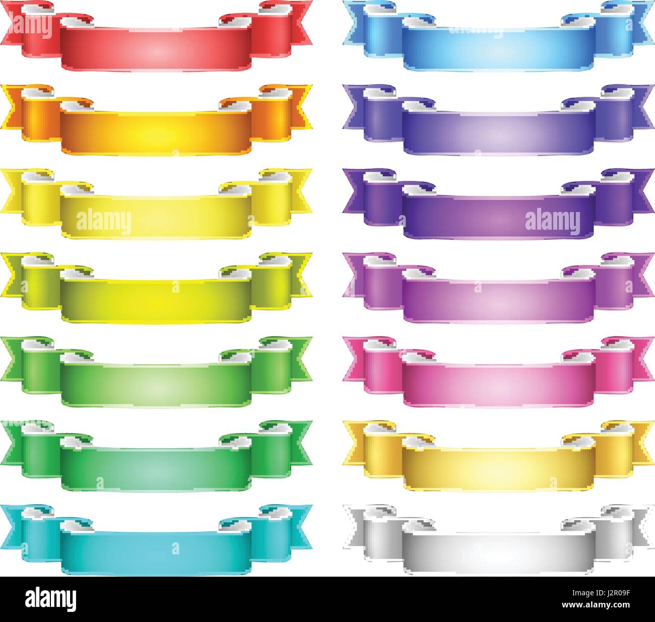 vector ribbons set Stock Vector Image & Art - Alamy