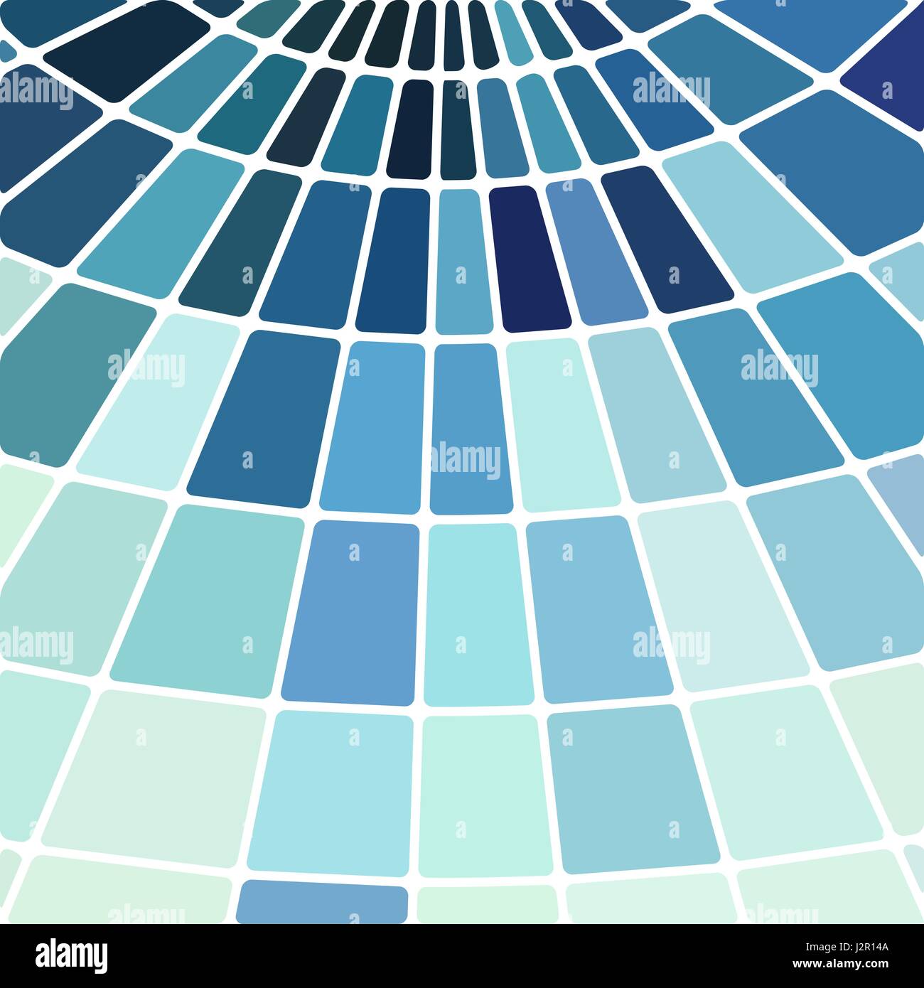 abstract vector stained-glass mosaic background - light and dark blue ...