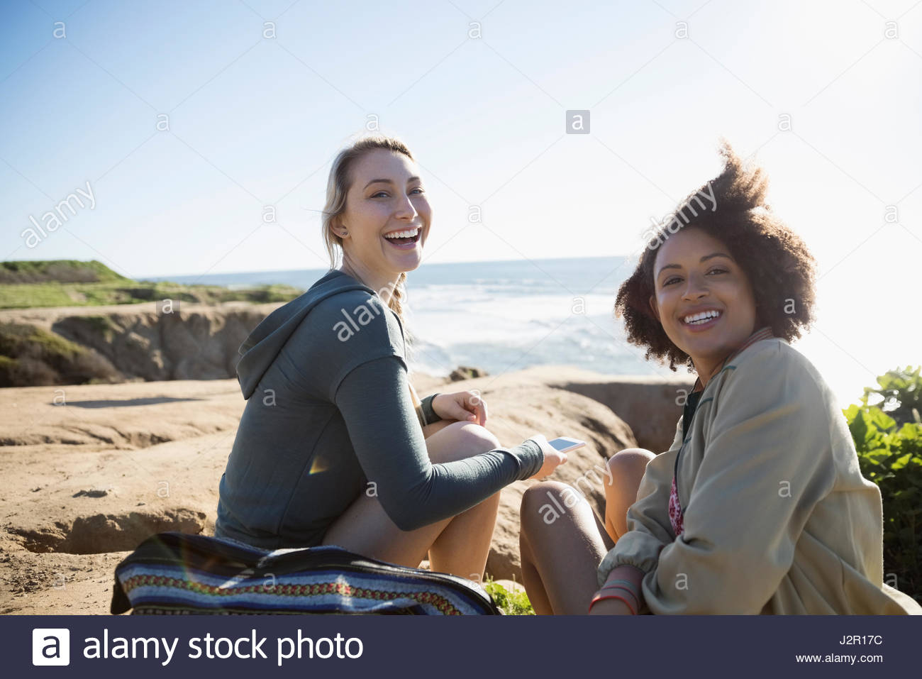 Woman young posing at on the beach hi-res stock photography and images ...
