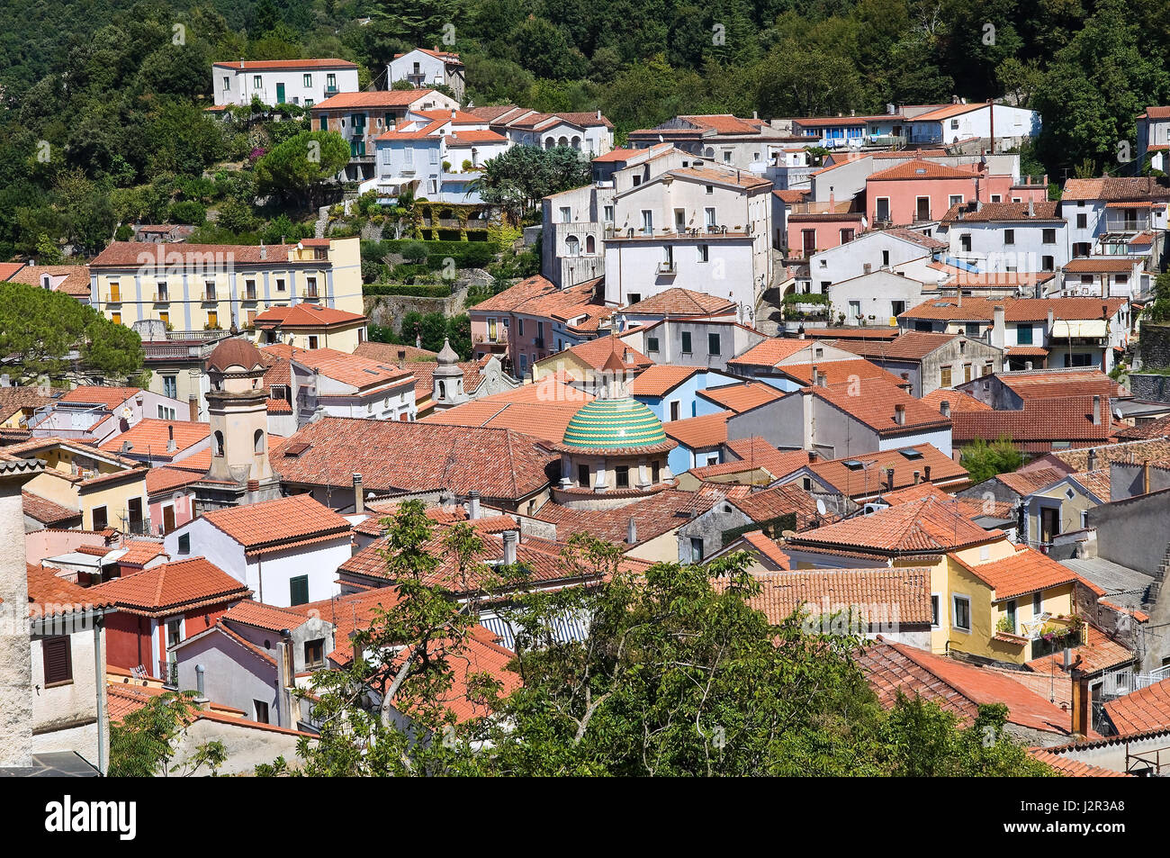 Panoramic view of Maratea. Basilicata. Italy Stock Photo Alamy
