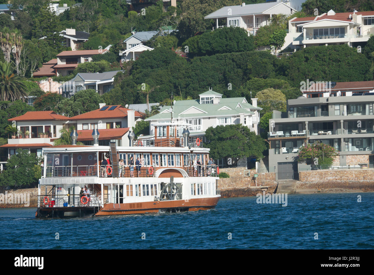 Old paddle steamer ferry Knysna Garden Route South Africa Stock Photo