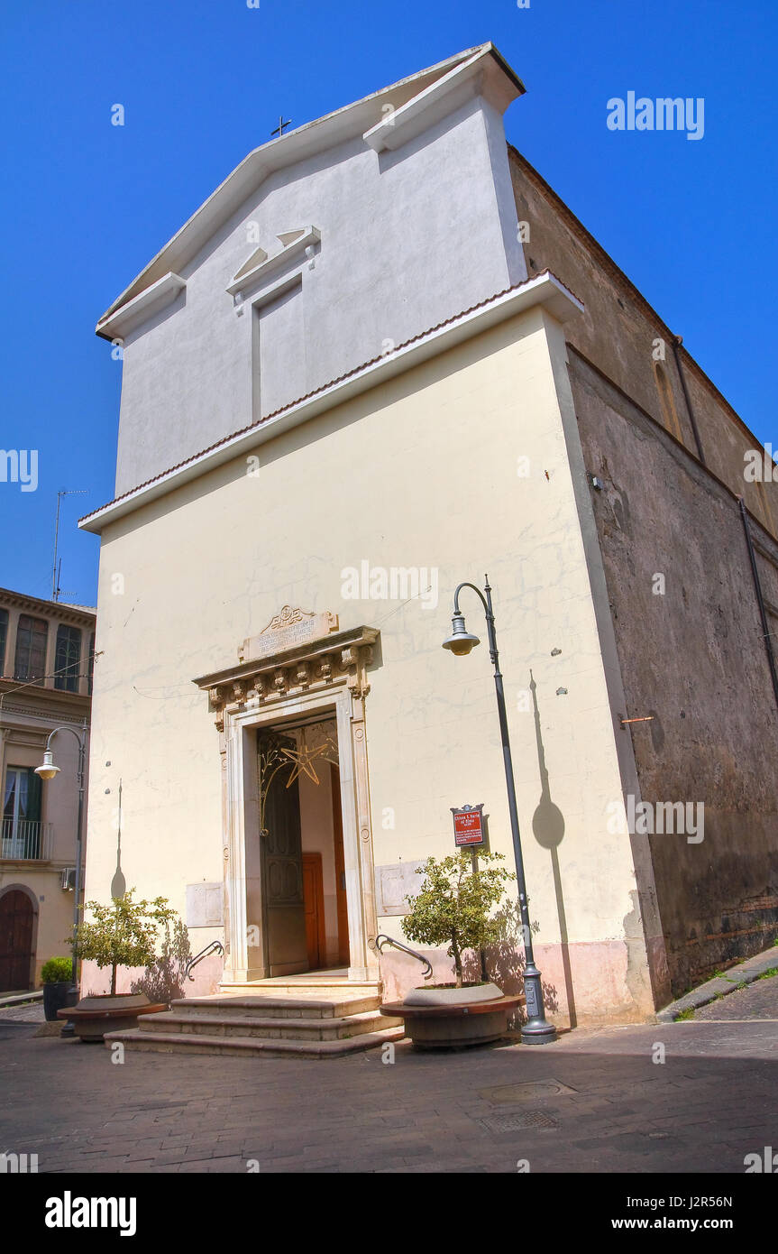 Church of St. Maria ad Nives. Melfi. Basilicata. Italy. Stock Photo