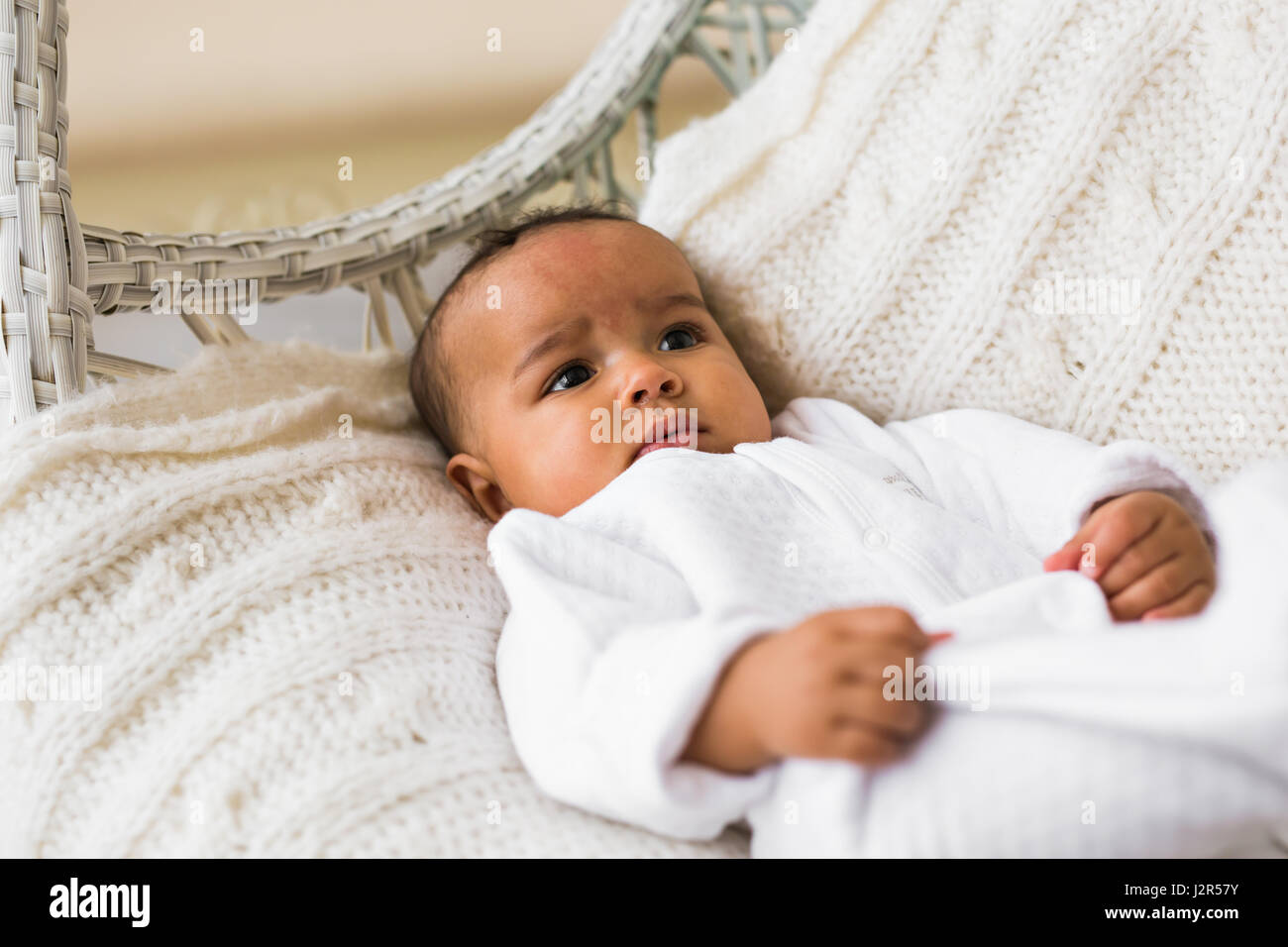 Portrait of a mixed race baby boy Stock Photo - Alamy