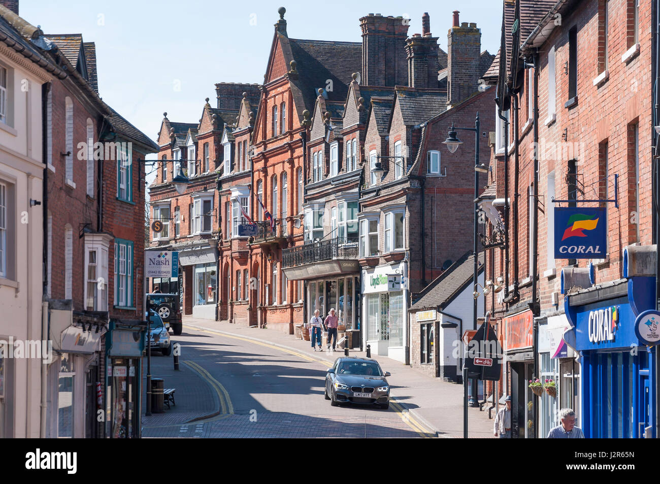 High Street, Tring, Hertfordshire, England, United Kingdom Stock Photo