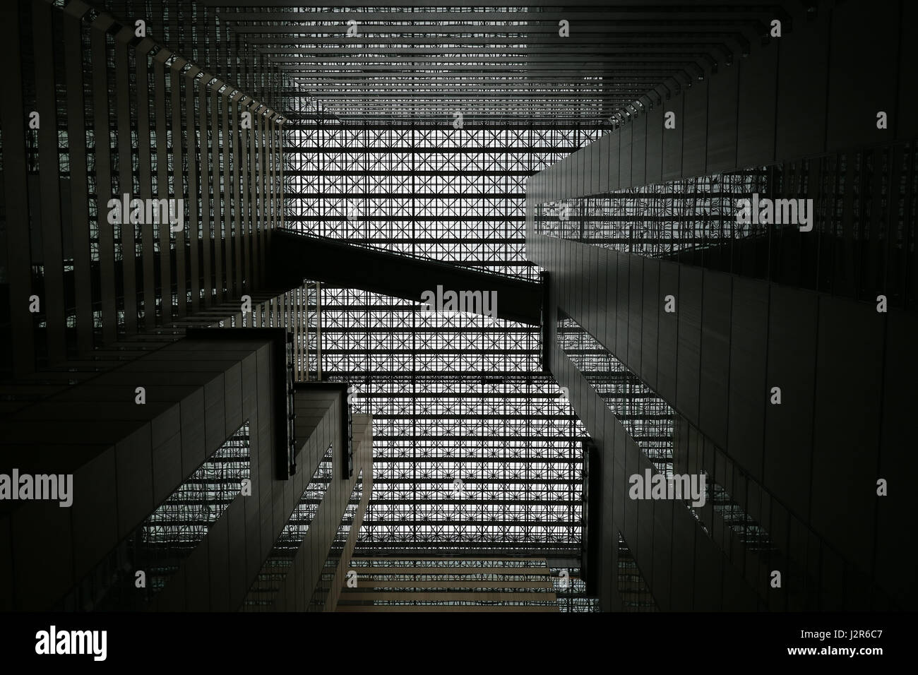 Geometric patterns on the roof Stock Photo - Alamy