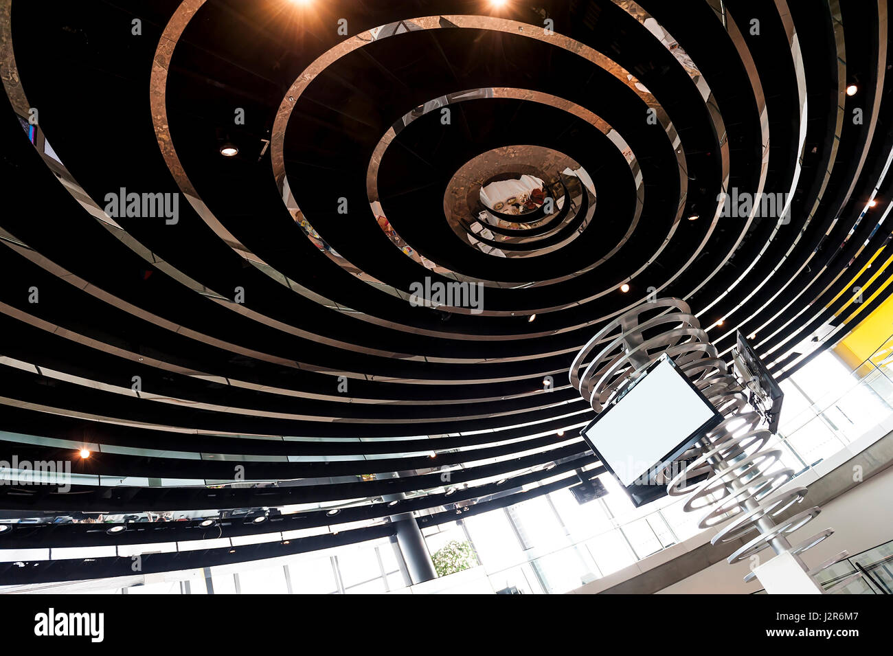 Interior of a conference hall in London Stock Photo
