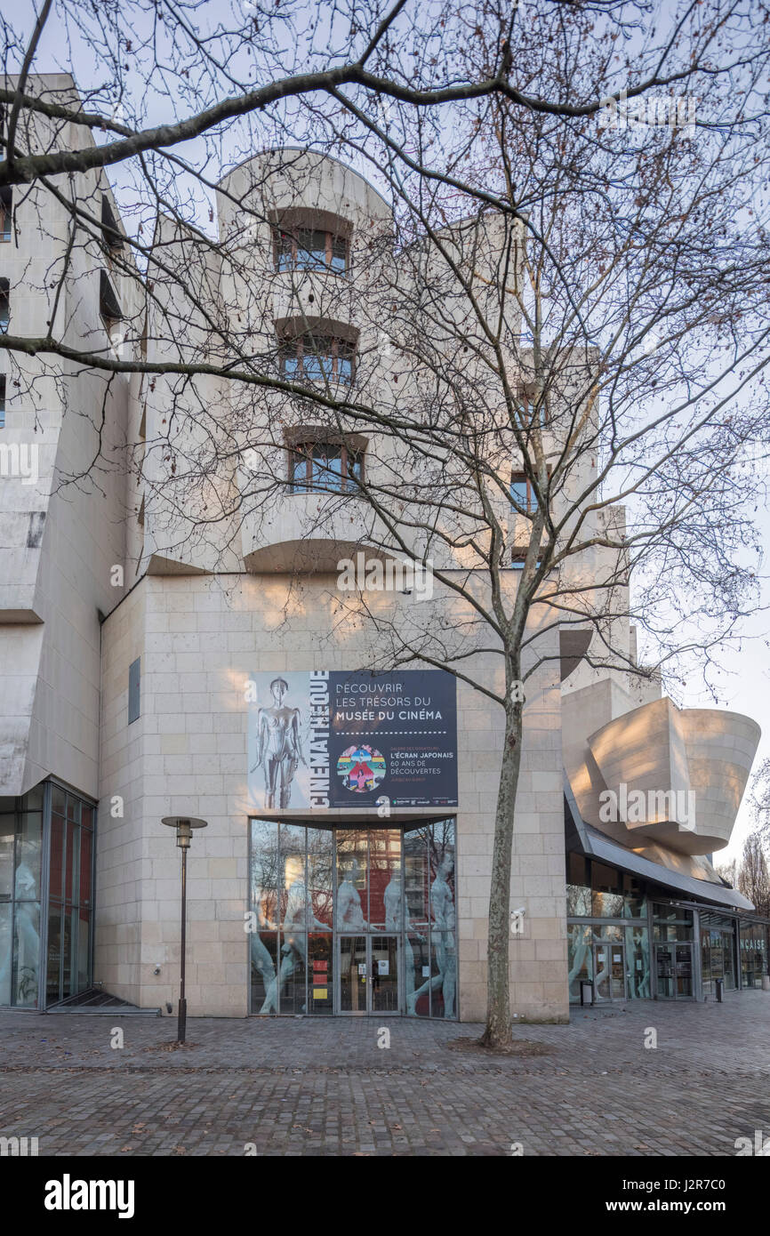 exterior of the Cinémathèque Française, Paris, France Stock Photo