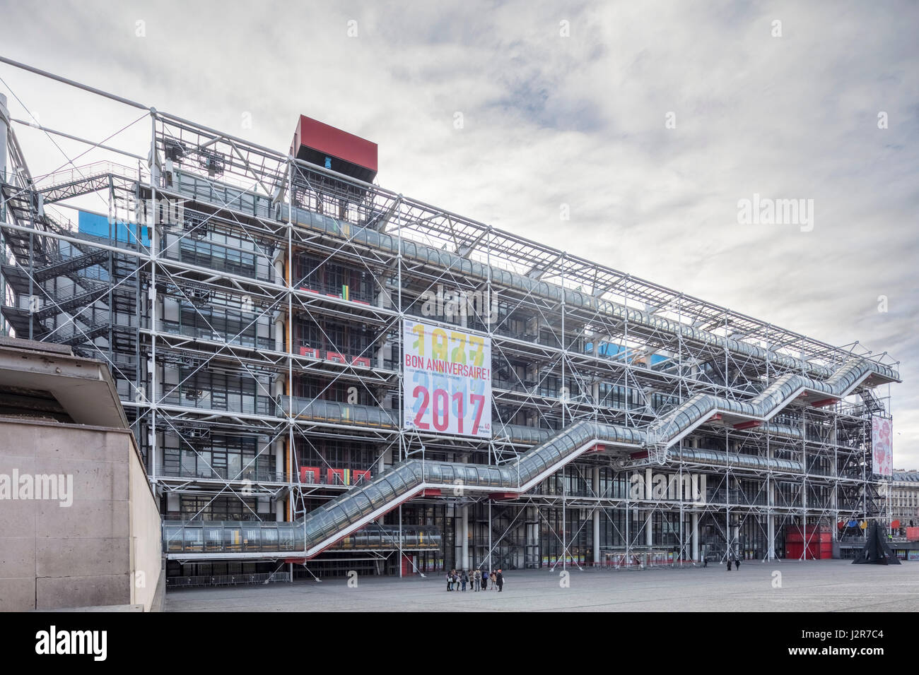 The Pompidou Center, Paris, France Stock Photo