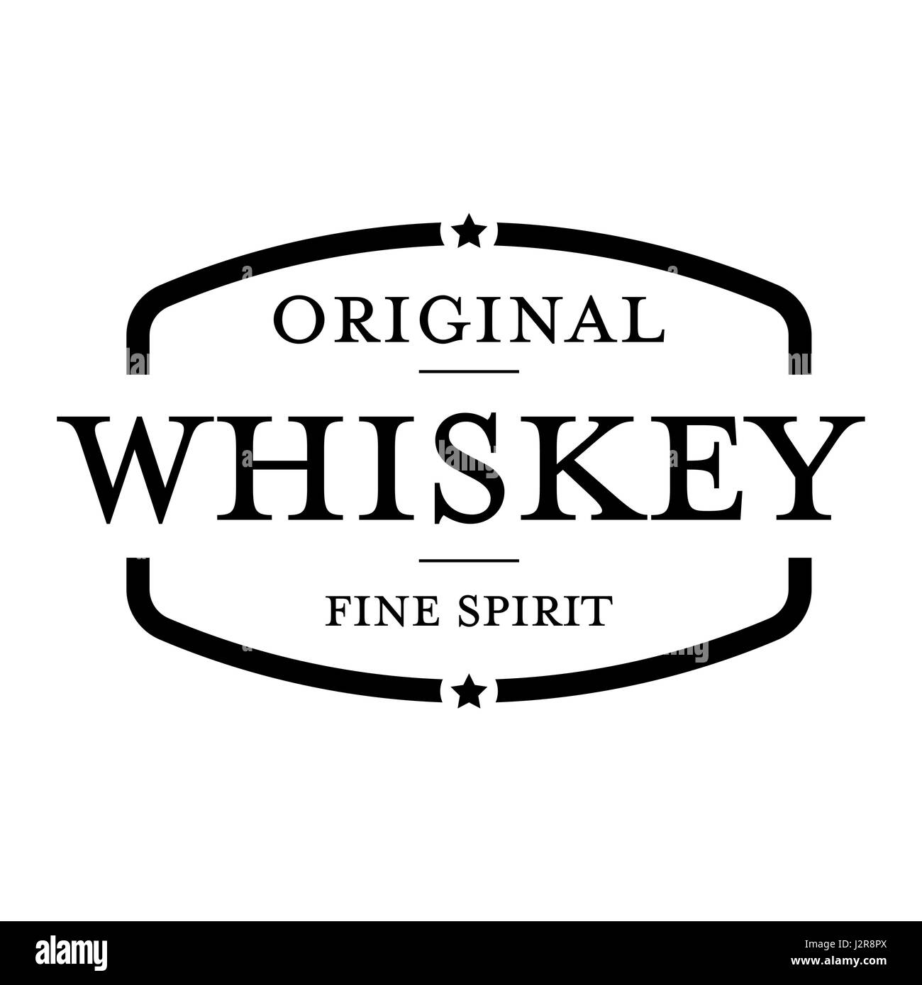 Whiskey vintage stamp sign Stock Vector