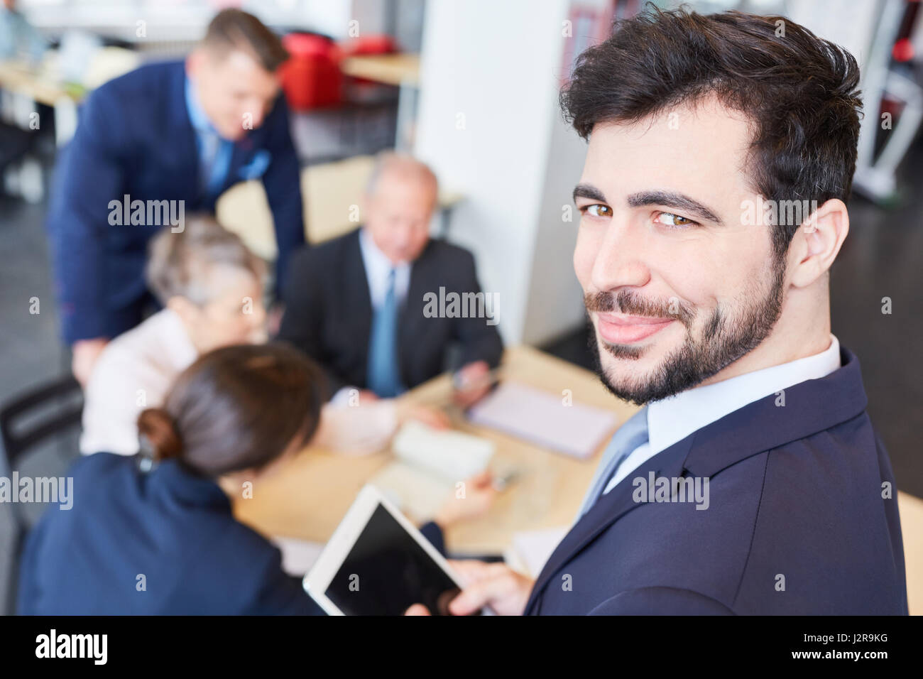 Team manager hires stock photography and images Alamy