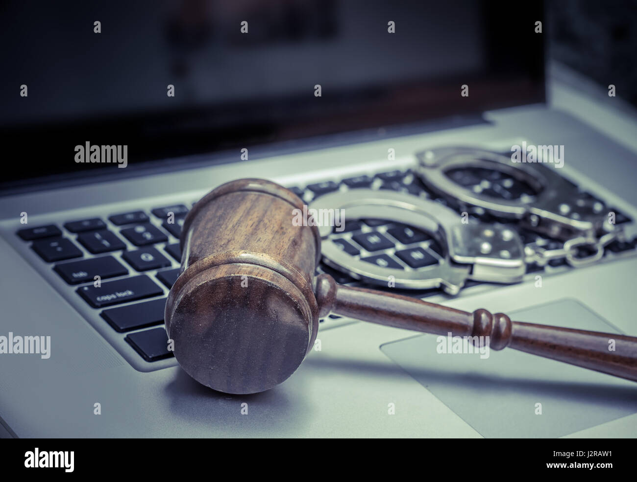 Cyber legal law concept image Stock Photo