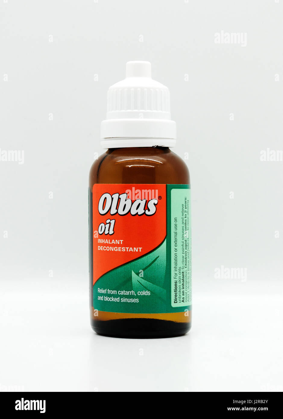 Olbas Oil Inhalant decongestant Stock Photo Alamy