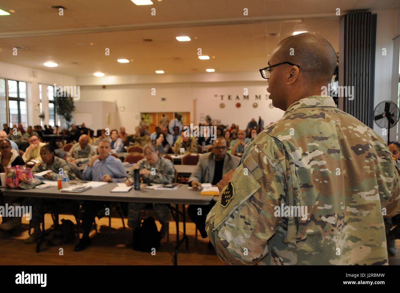 Master Sgt. Kevin Watts, retirement services office NCO for the U.S