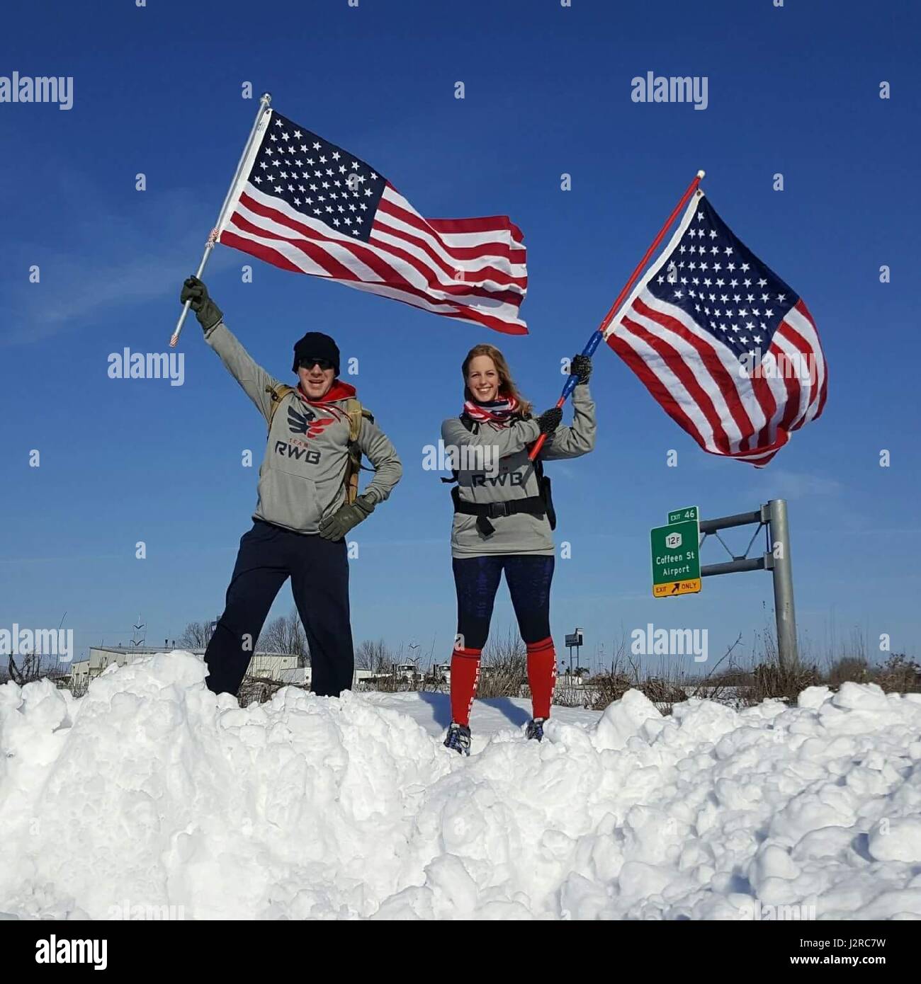 Nick and Kimberly Mauro show off their patriotism and Team Red White ...