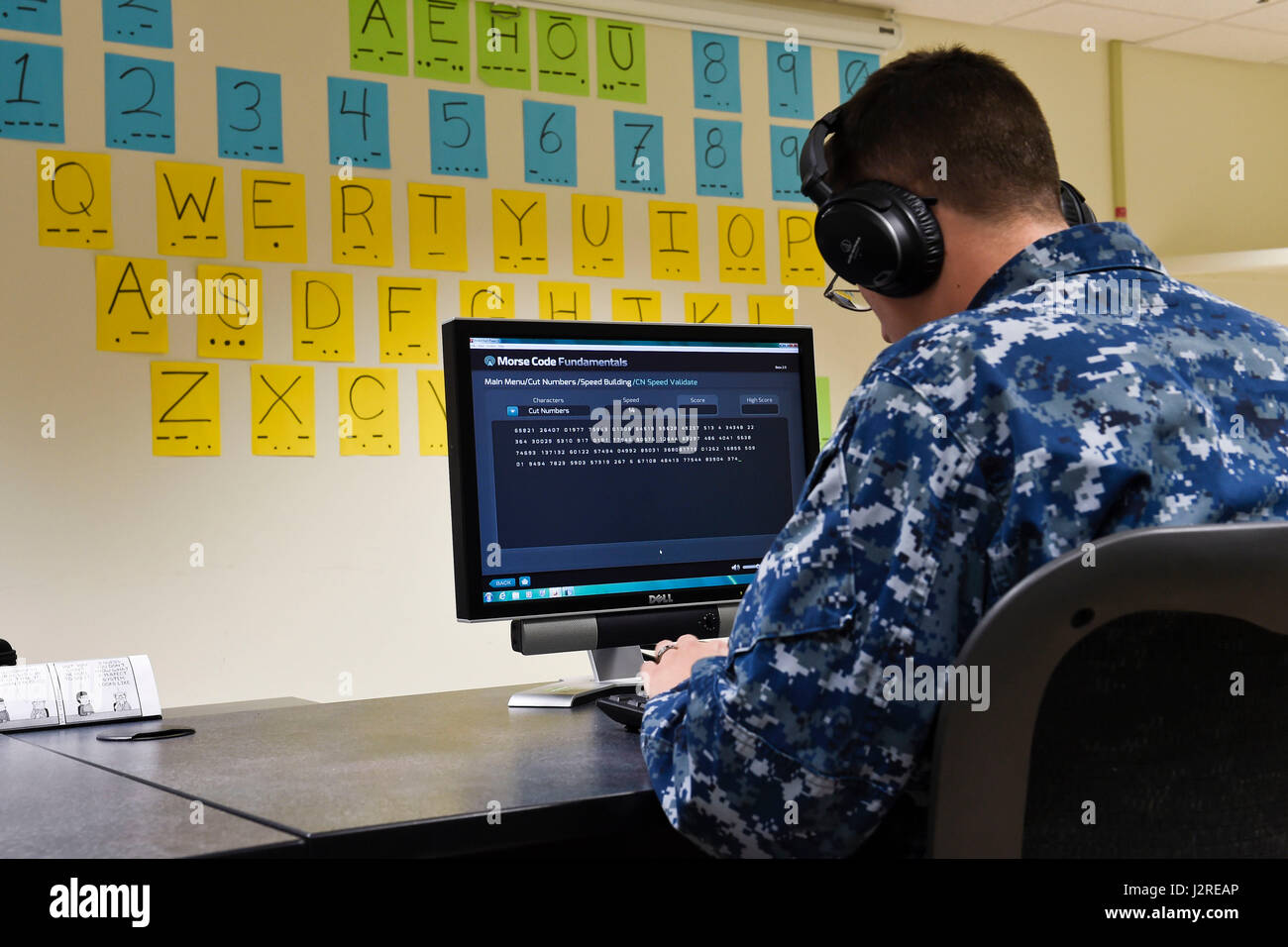 Morse code navy hi-res stock photography and images - Alamy