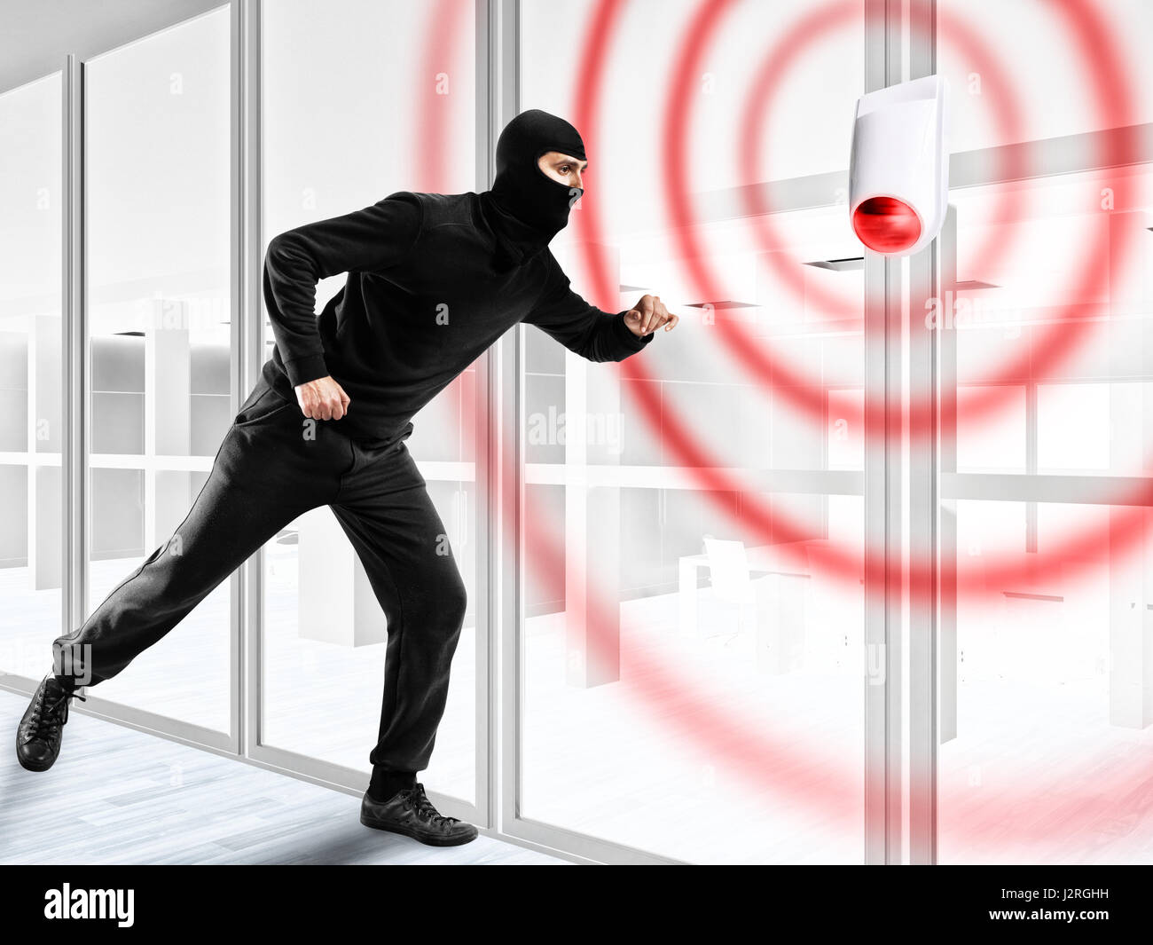 Alarm for stealing a thief Stock Photo