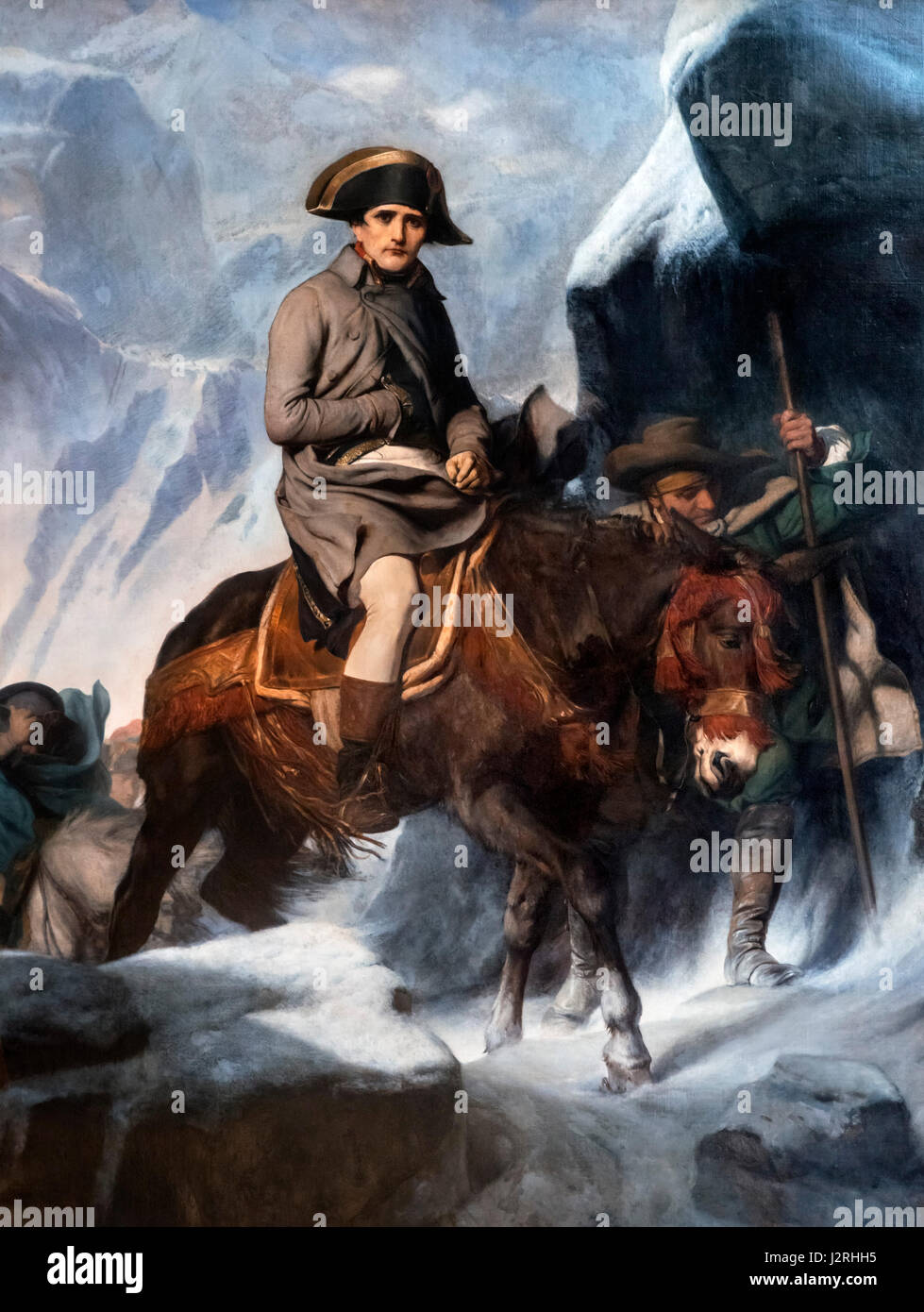 Bonaparte crossing the alps hi-res stock photography and images - Alamy