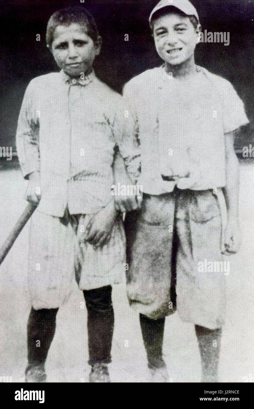This image likely depicts Babe Ruth, one of baseball's most legendary ...