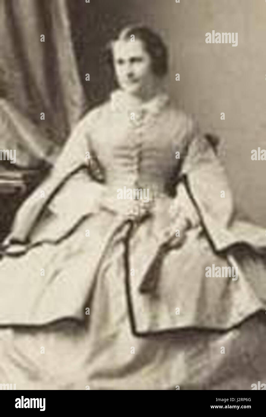 Anastasia Nikolaevna Maltsova, ur. Princess Urusova (1820-1894) Stock Photo