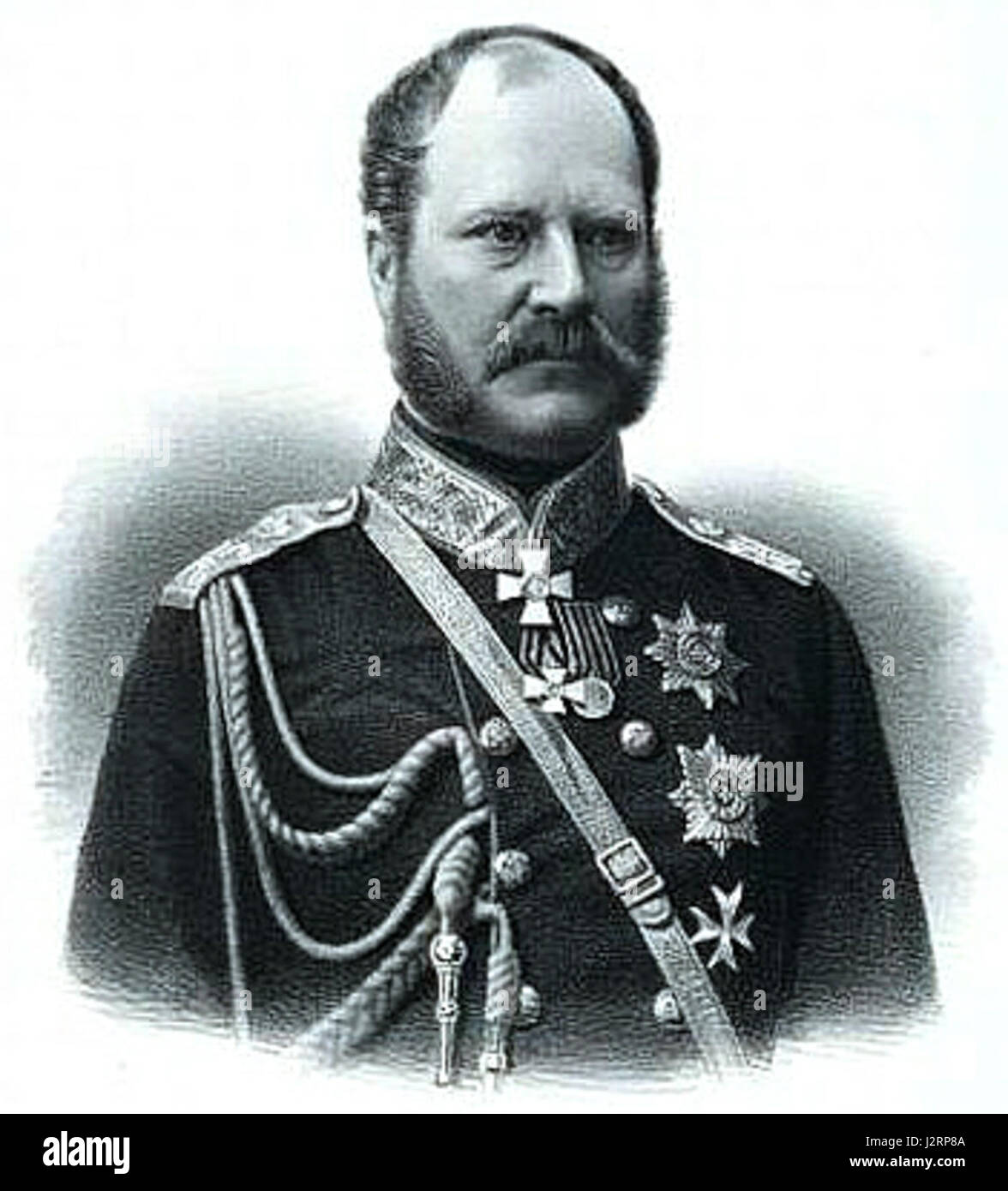 Aleksandr Ivanovich Baryatinsky (Александр Иванович Барятинский), Russian Field Marshal (1814-1879) Stock Photo