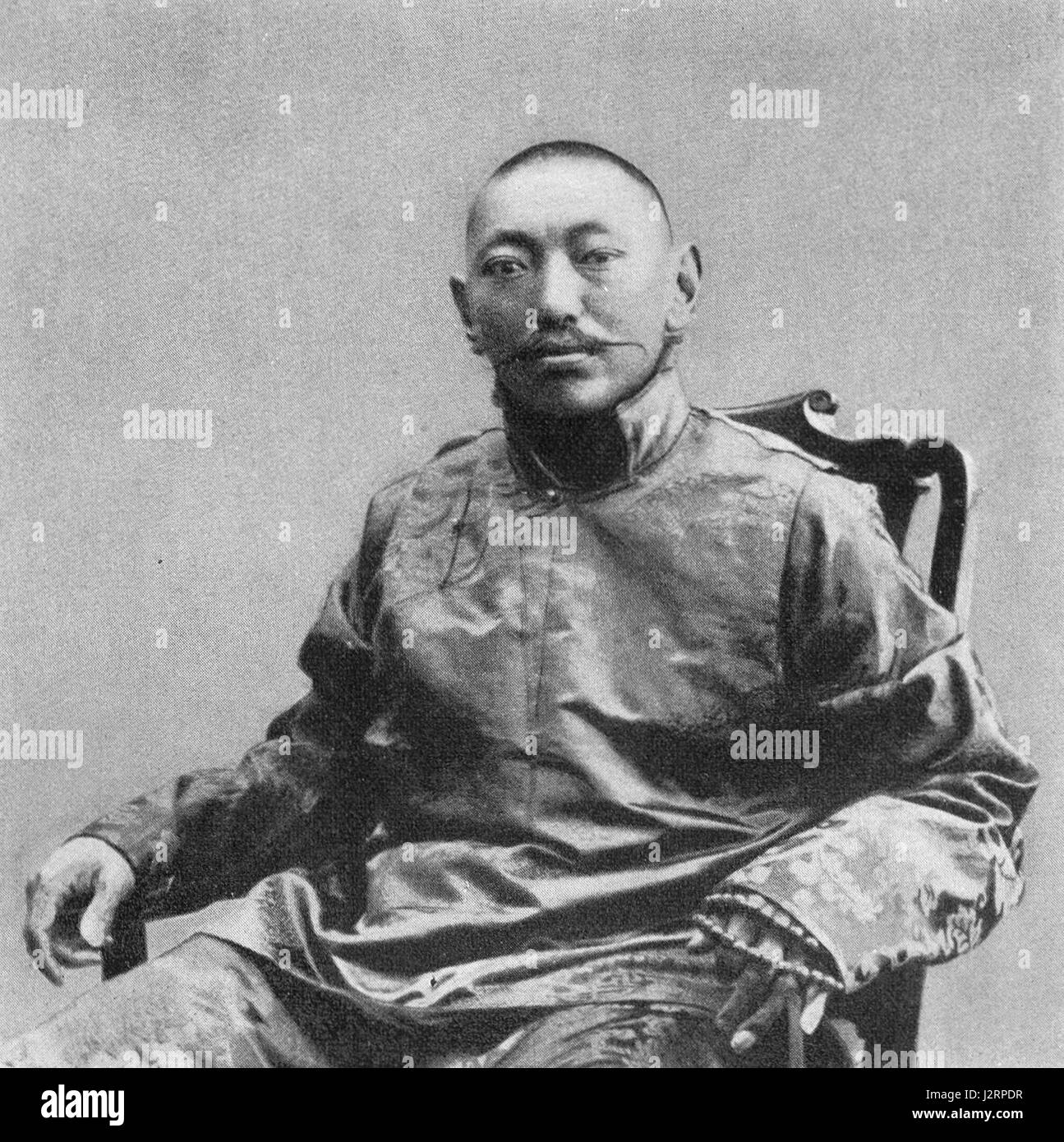 Old tibetan painting Black and White Stock Photos & Images - Alamy