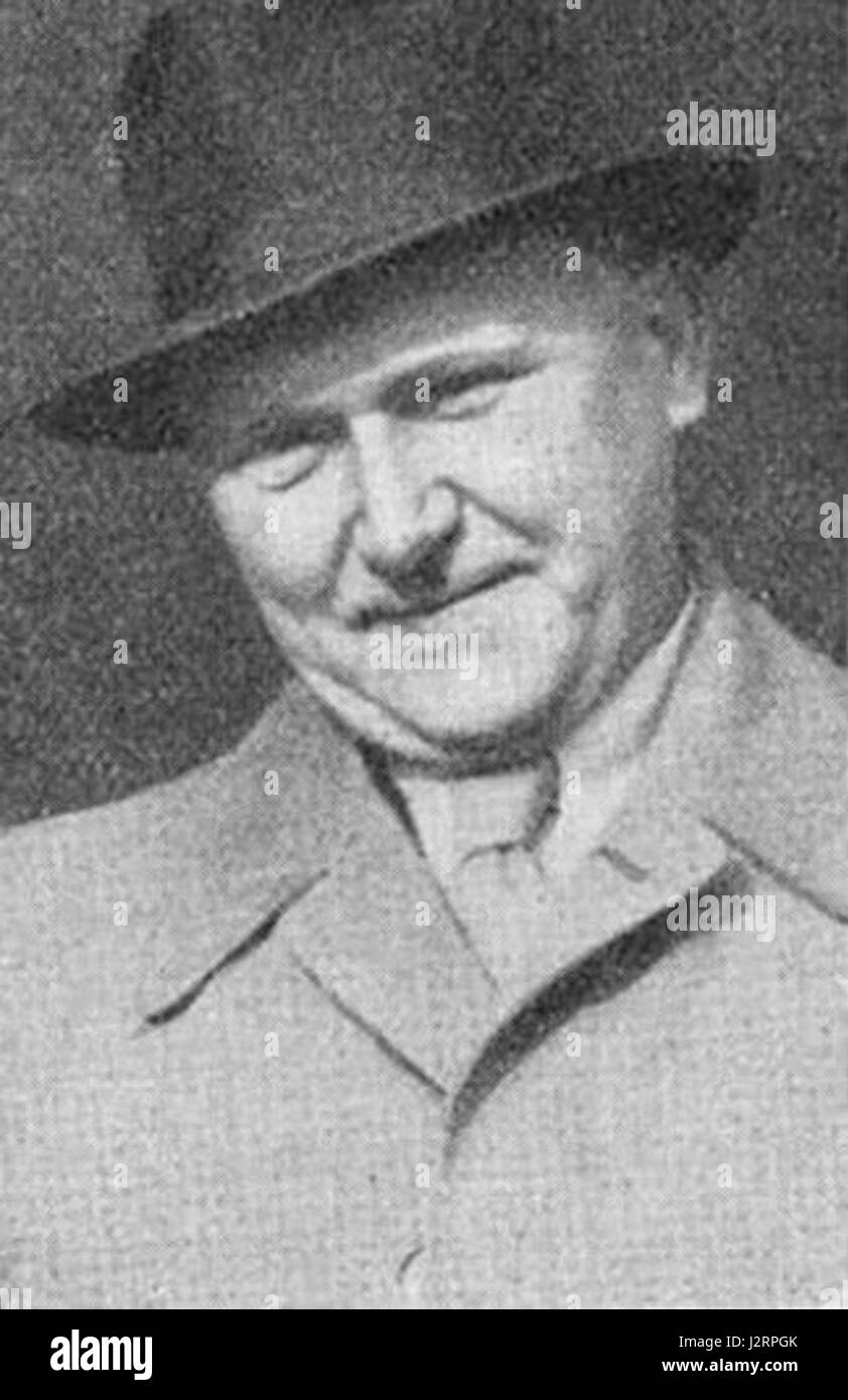 Danish national socialist politician Aage H. Andersen (1892-1968) Stock Photo
