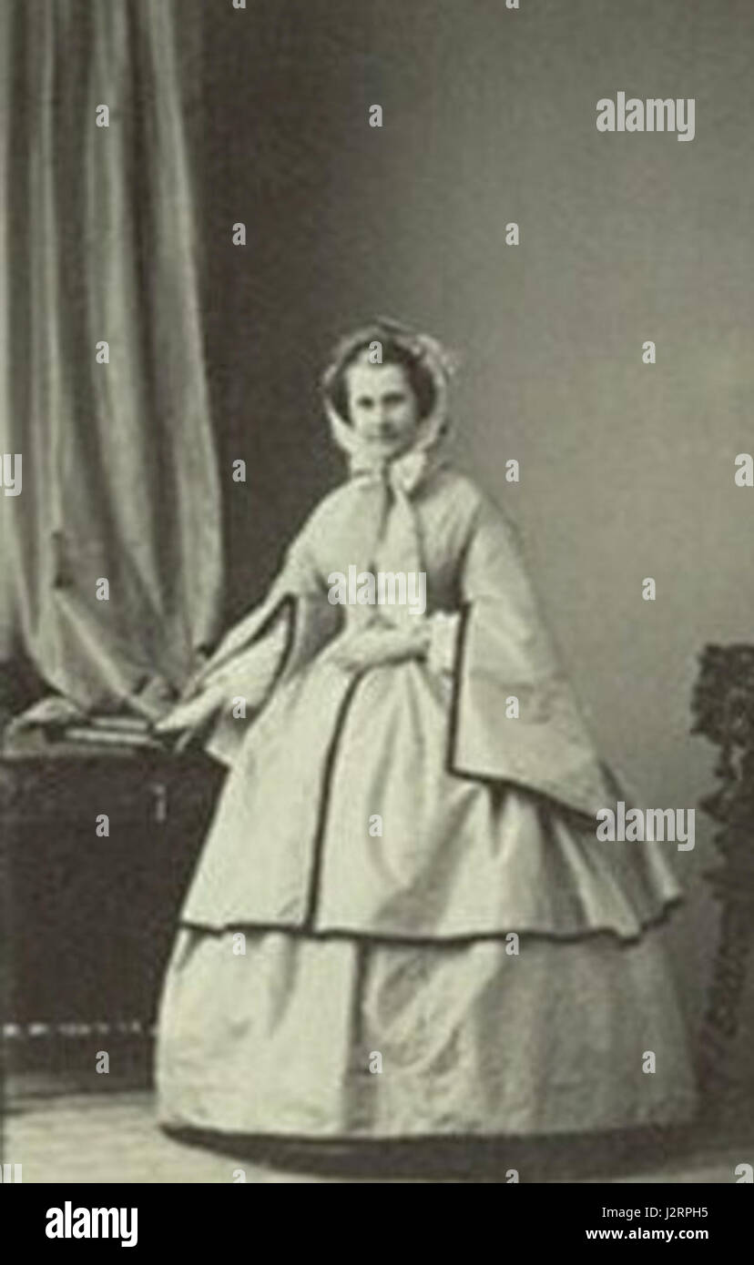 Anastasia Nikolaevna Maltsova, ur. Princess Urusova (1820-1894) Stock Photo