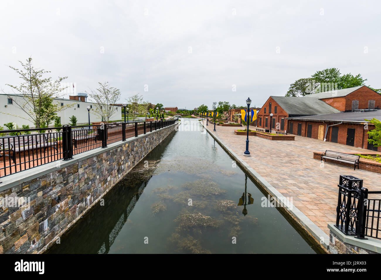 Carroll Creek Promenade Park in Federick, Maryland Stock Photo Alamy