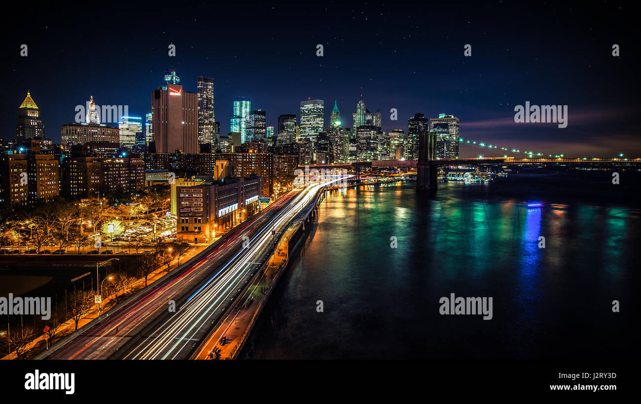 City night life Stock Photo