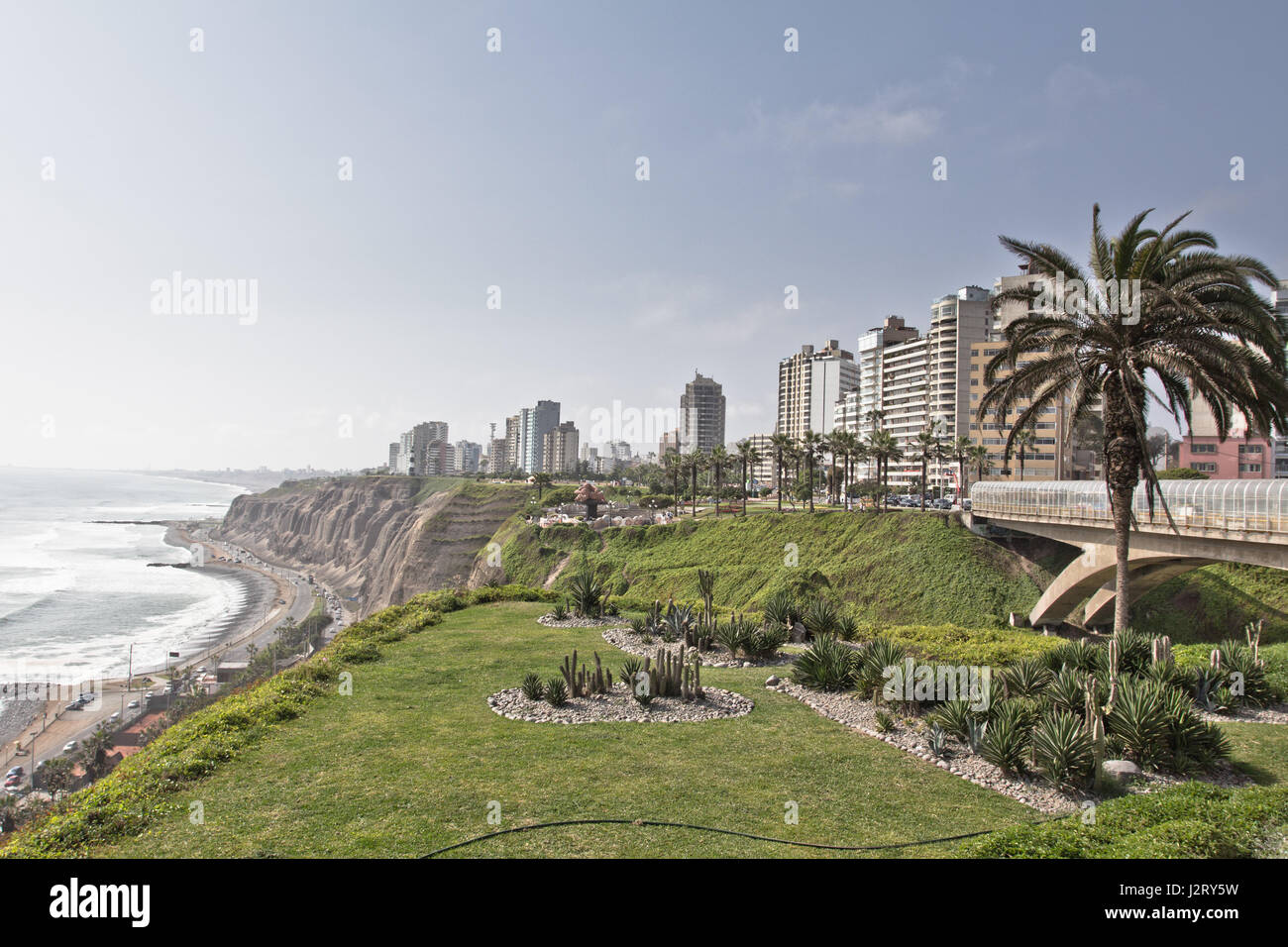 Lima Pe Lima Peru Coast Riff Cliff Ocean Landscape Stock Photo - Alamy